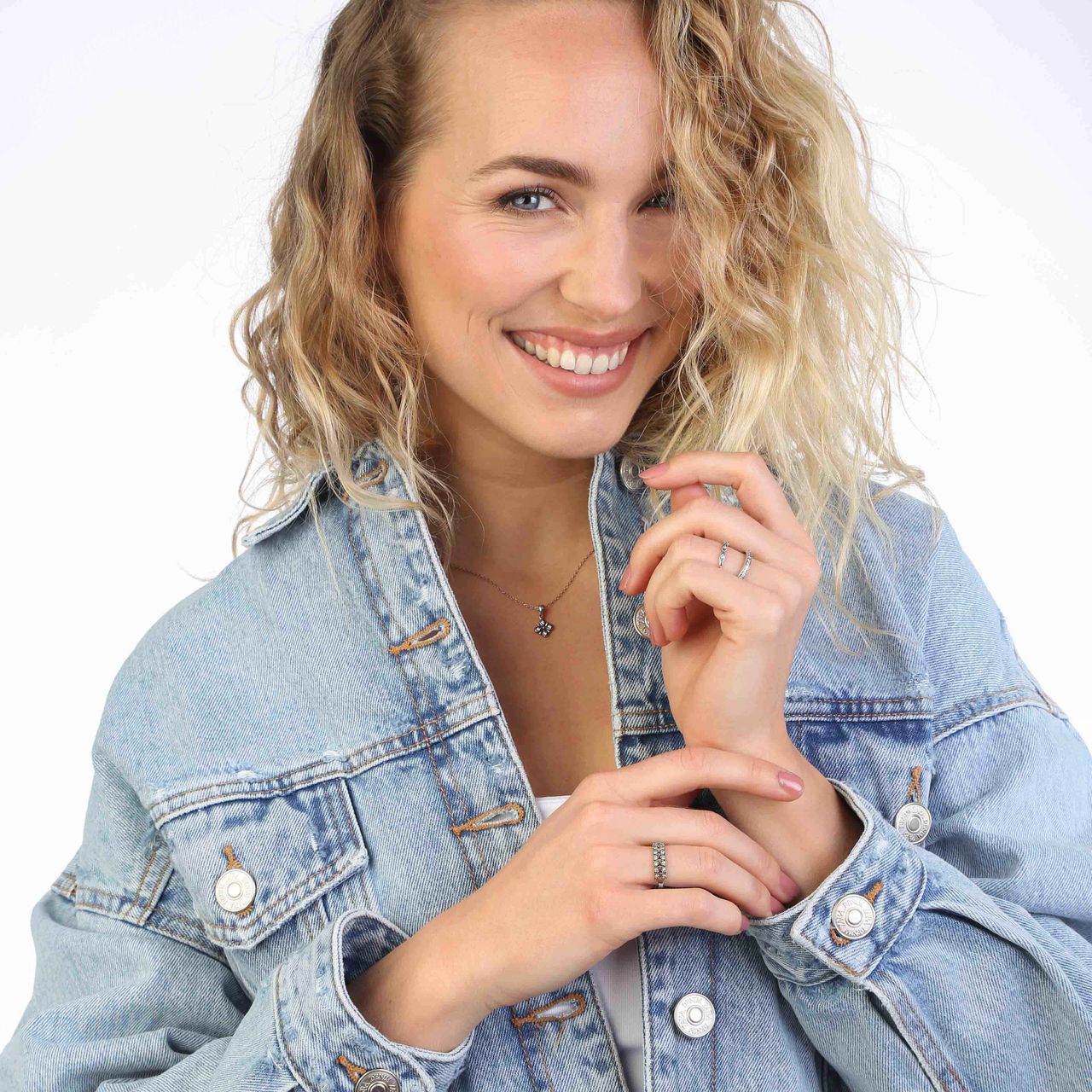 Silberring Bali mit Kristall