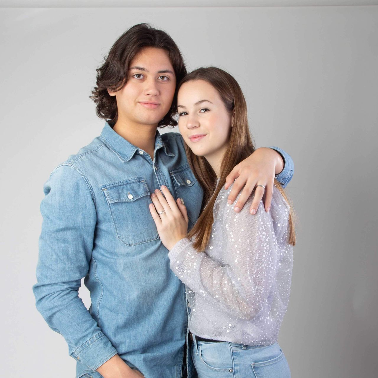 Zilveren liefdesring Nis heren