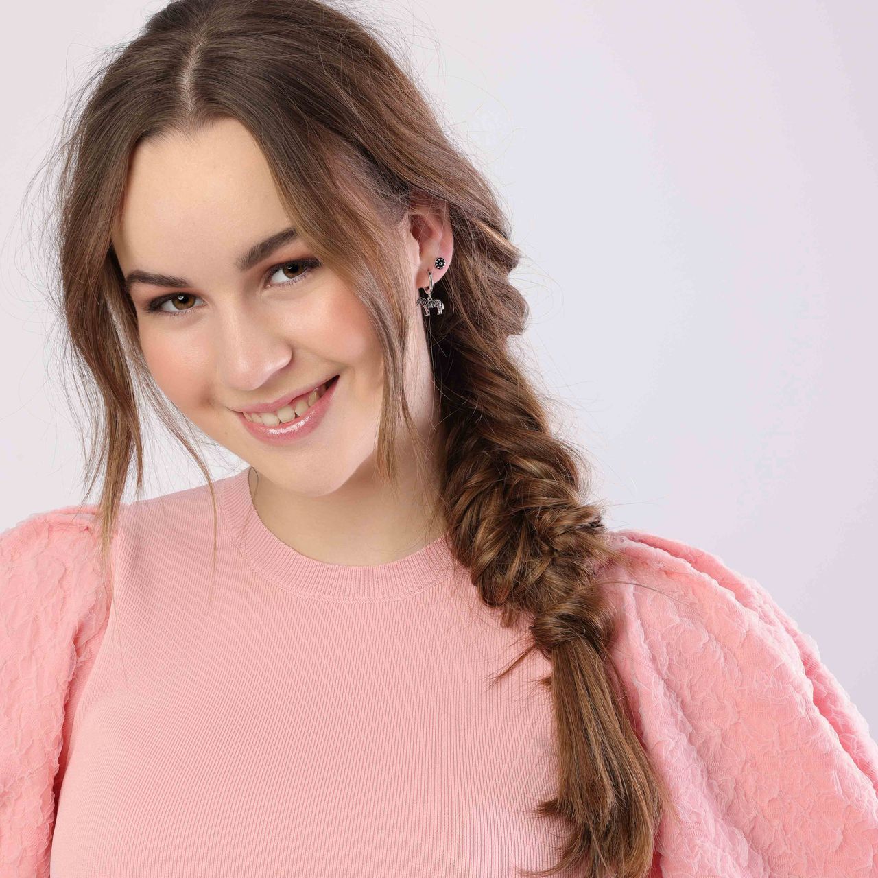 Runde Silberohrringe Bali