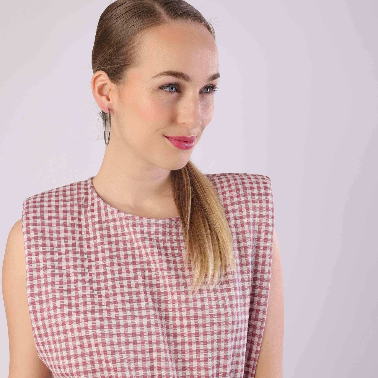 Zilveren blackplated oorringen voor dames