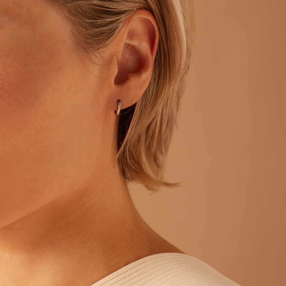 Zilveren oorringen 10mm voor dames