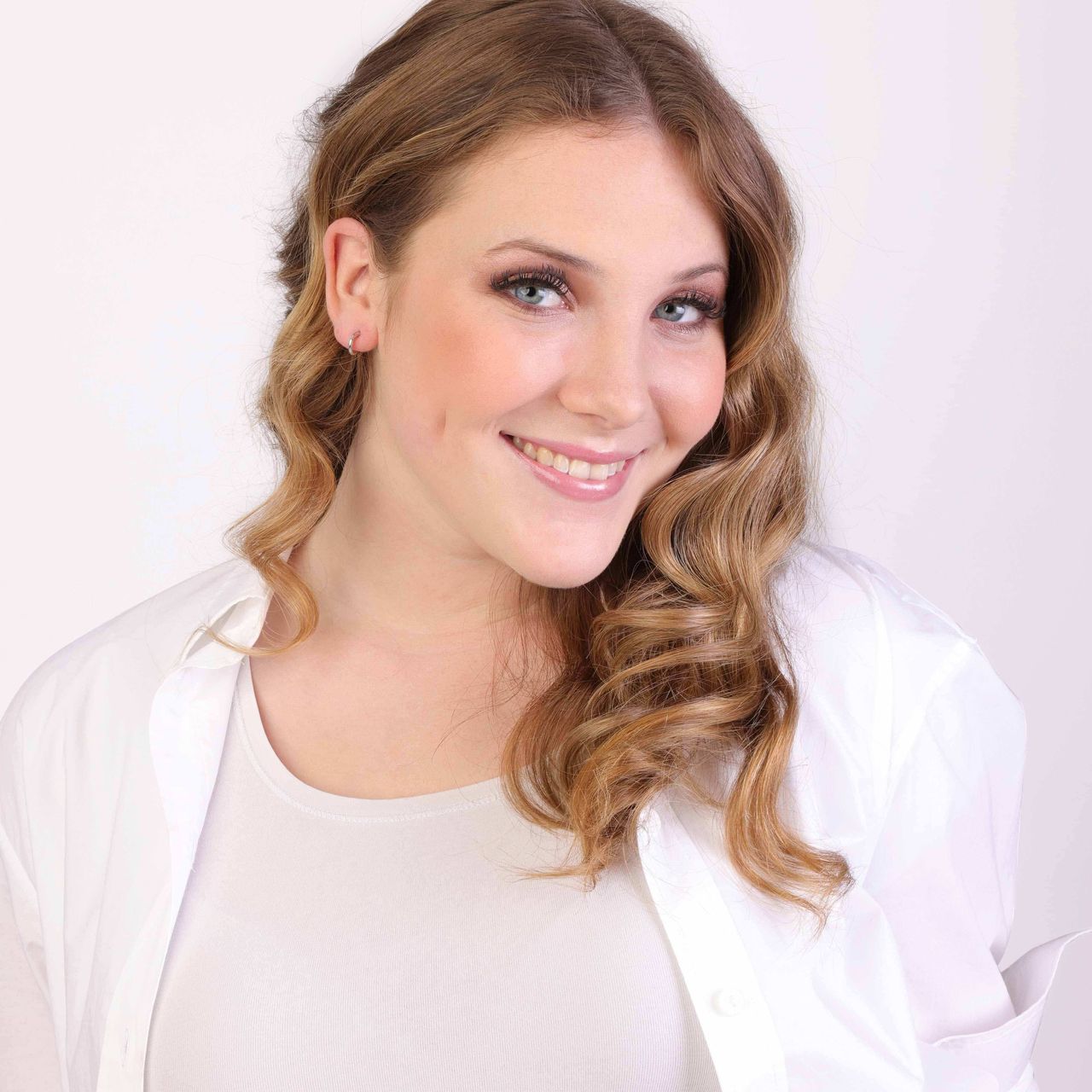 Ohrringe mit Scharnier aus 925 Silber, 10 mm