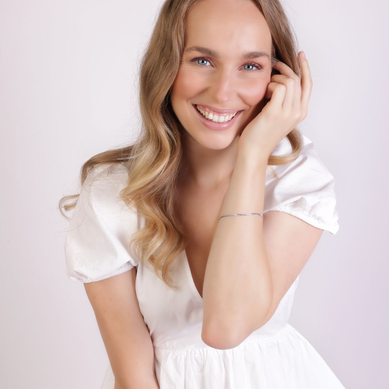 Gerecycleerd zilveren armband dubbele gourmetschakel