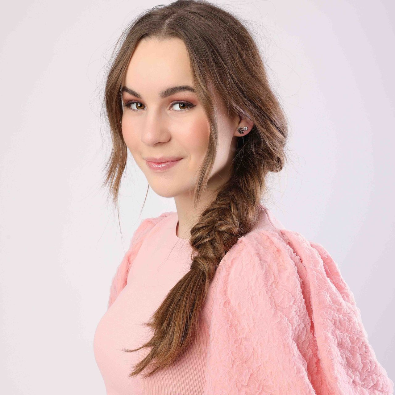 Ohrringe aus 925 Silber, Lotus mit Zirkonia