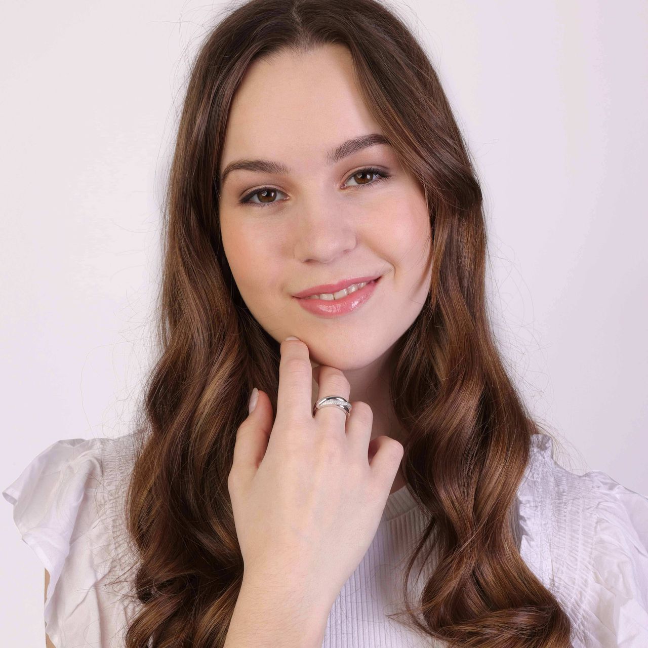 Ring, 925 Silber, mit Zirkonia