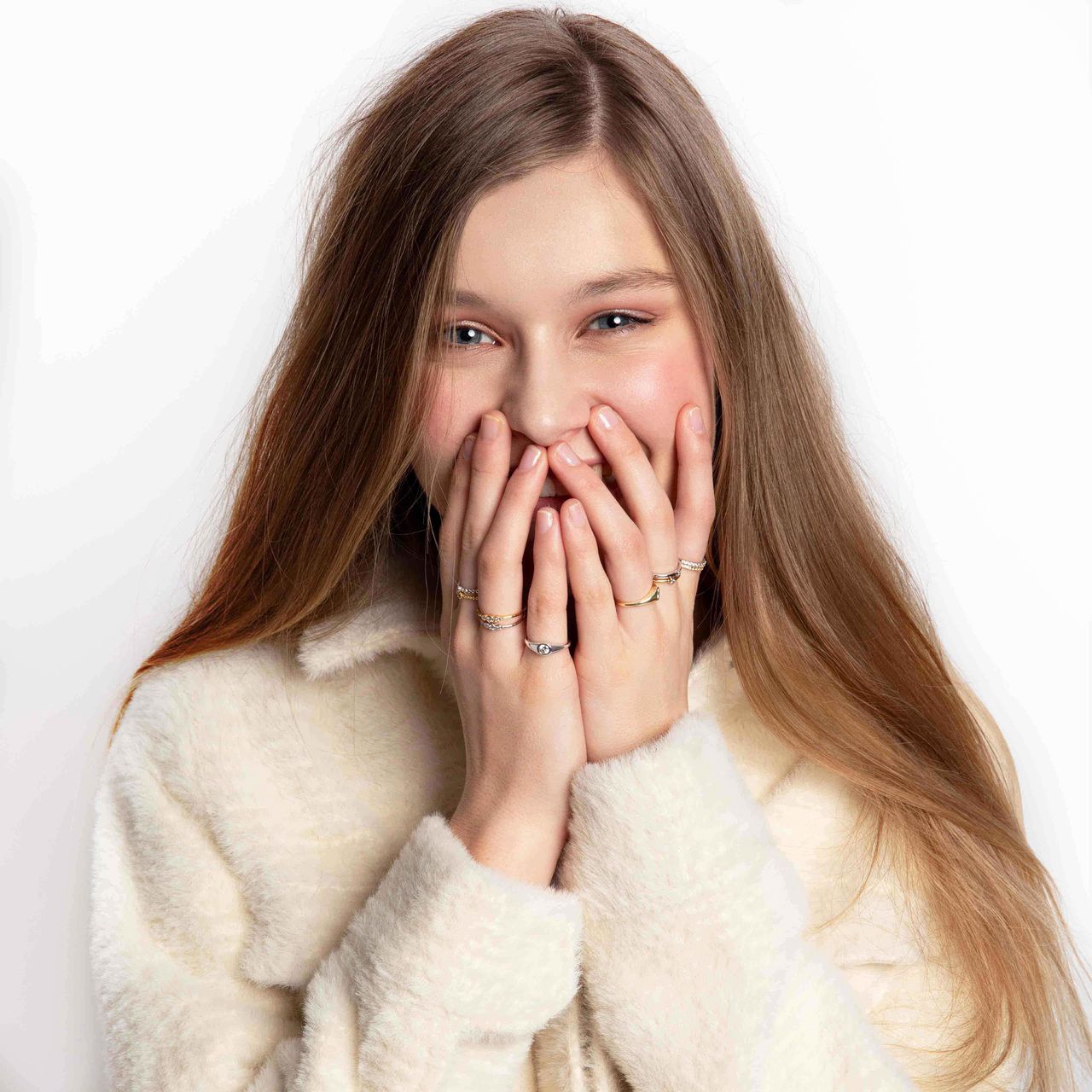 Zilveren ring met zirkonia