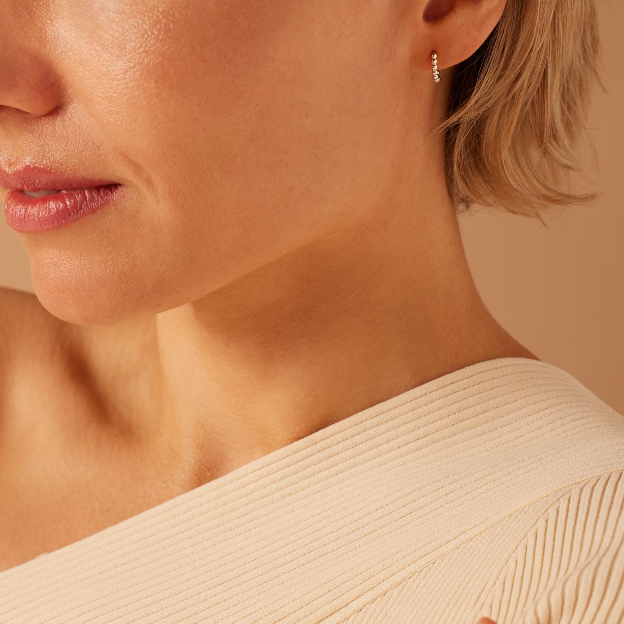 Zilveren oorringen bolletjes 10mm voor dames