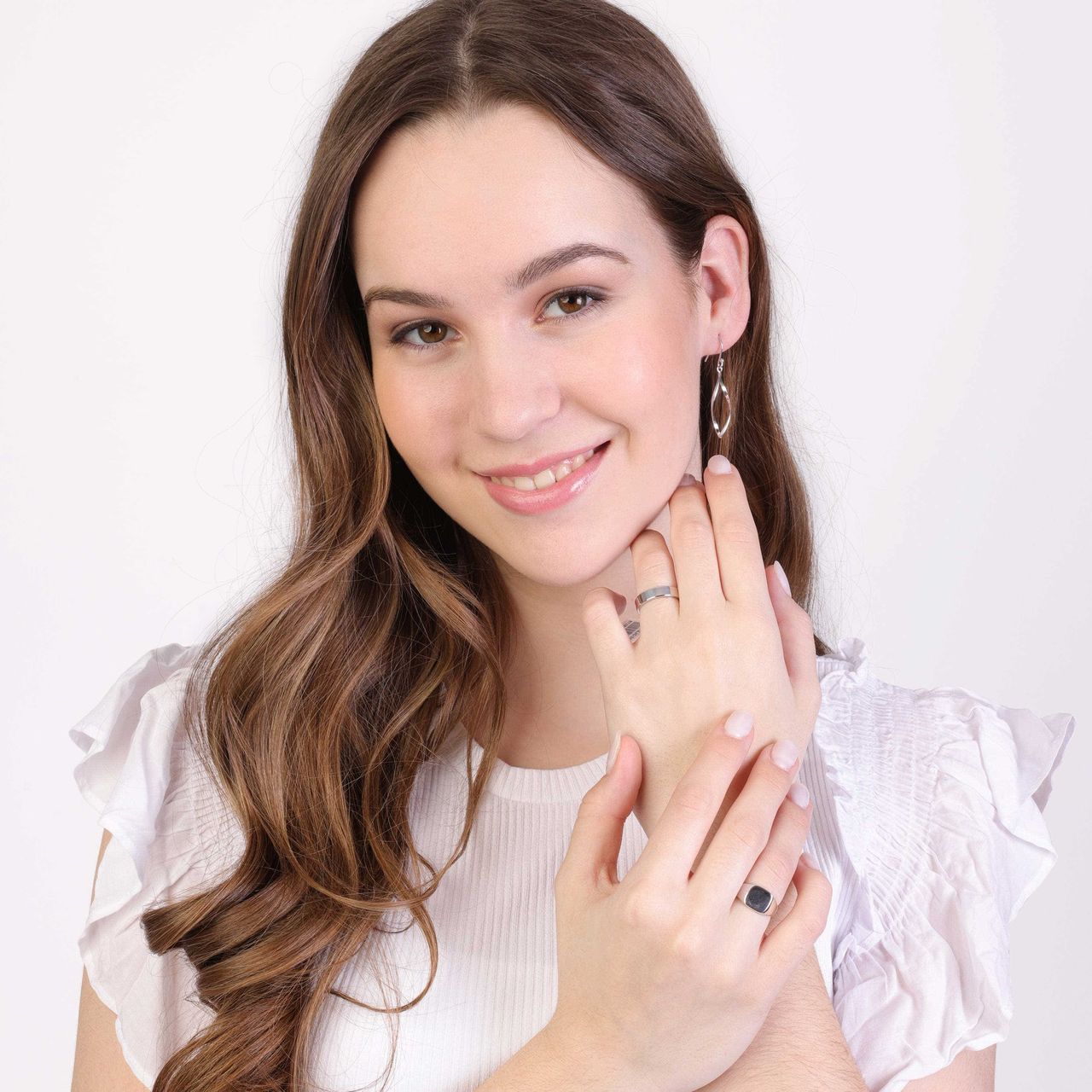 Silberring, glatt, 5 mm