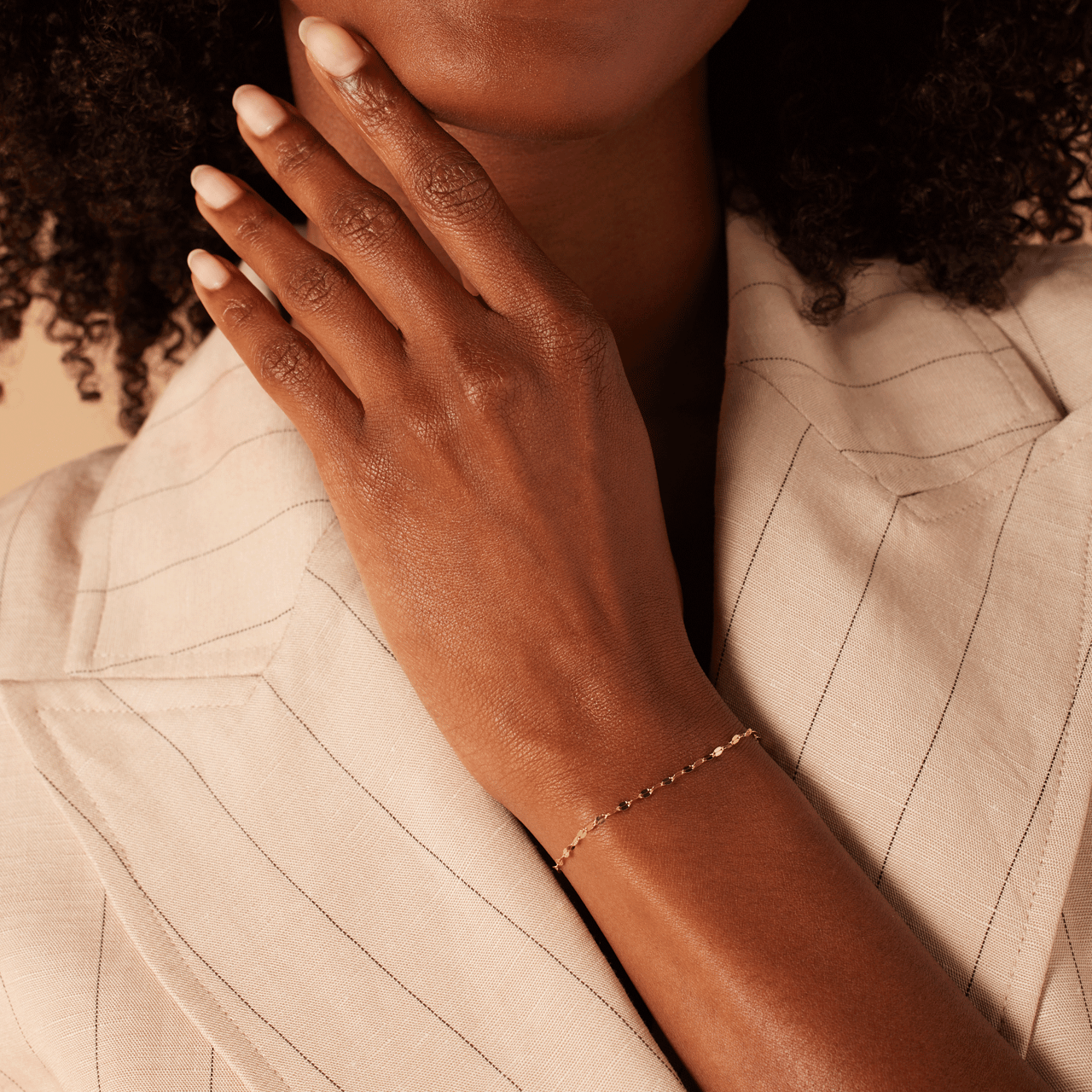 Armband, 375 Gold, Fantasiekette