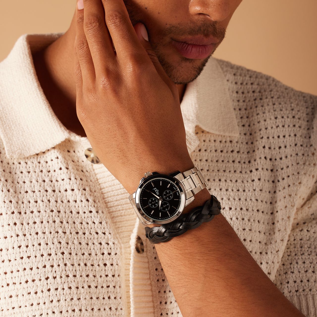 Regal herenhorloge in cadeaudoosje met armband
