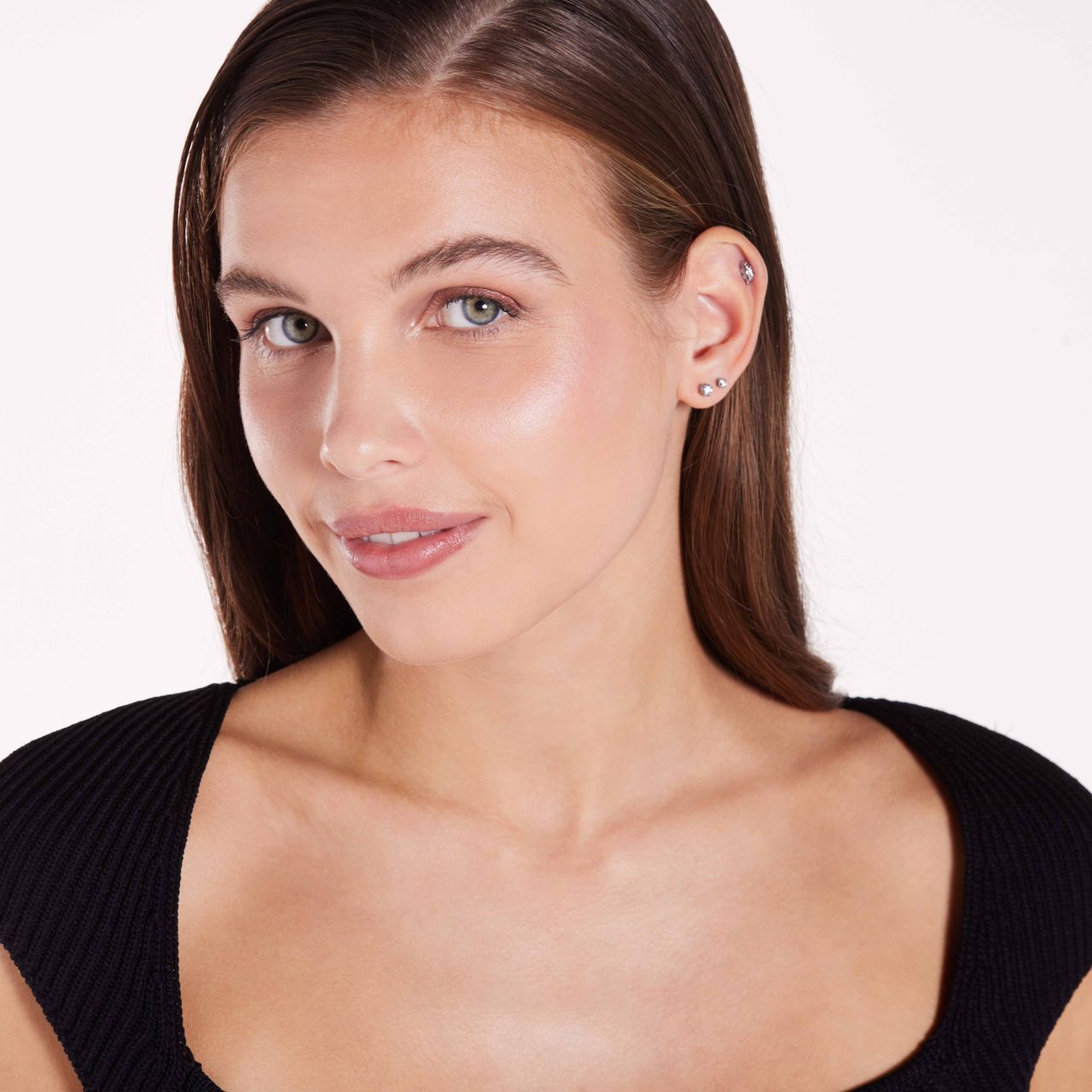 Helix-Piercing aus Edelstahl, Feder