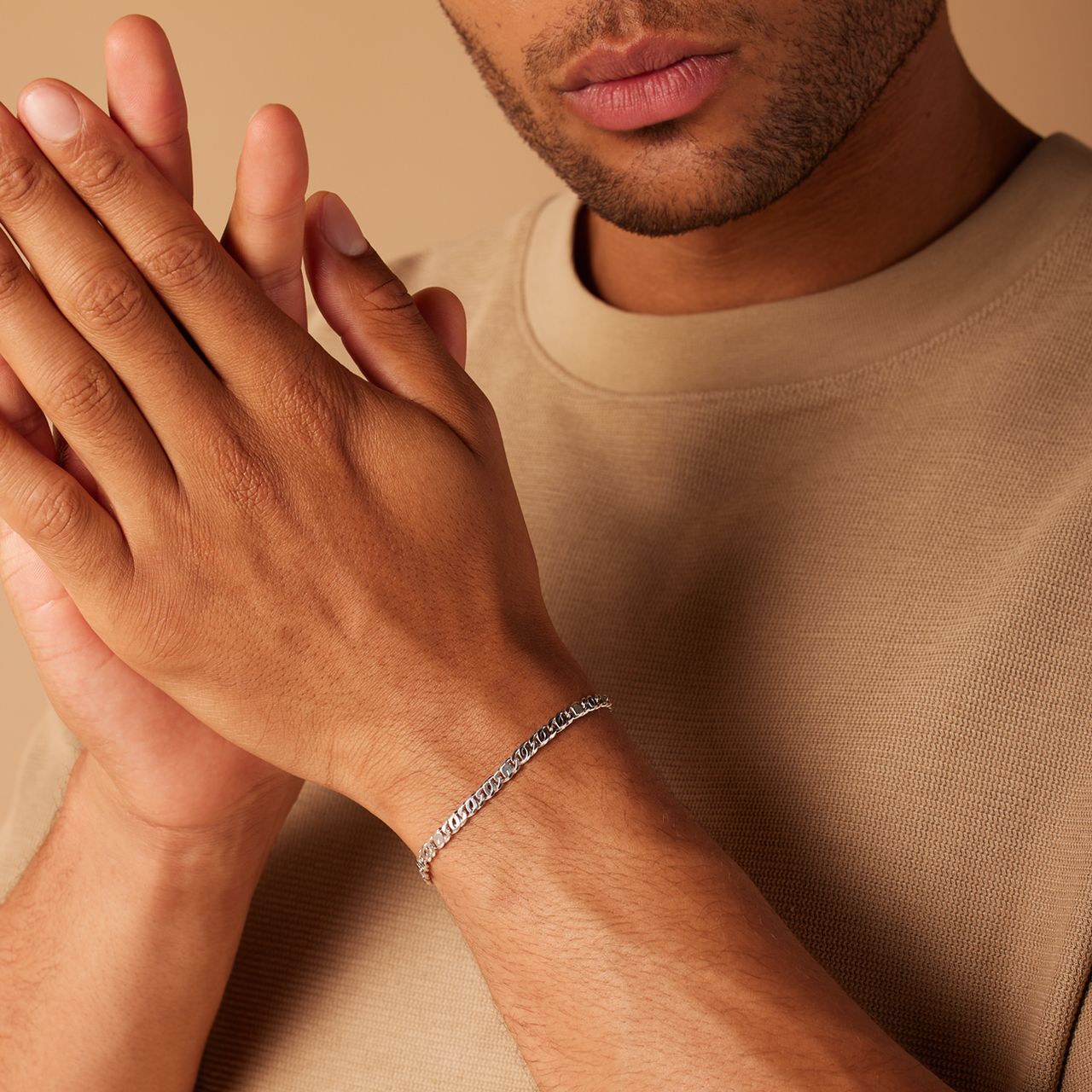 Armband, 925 Silber, Gourmetglied