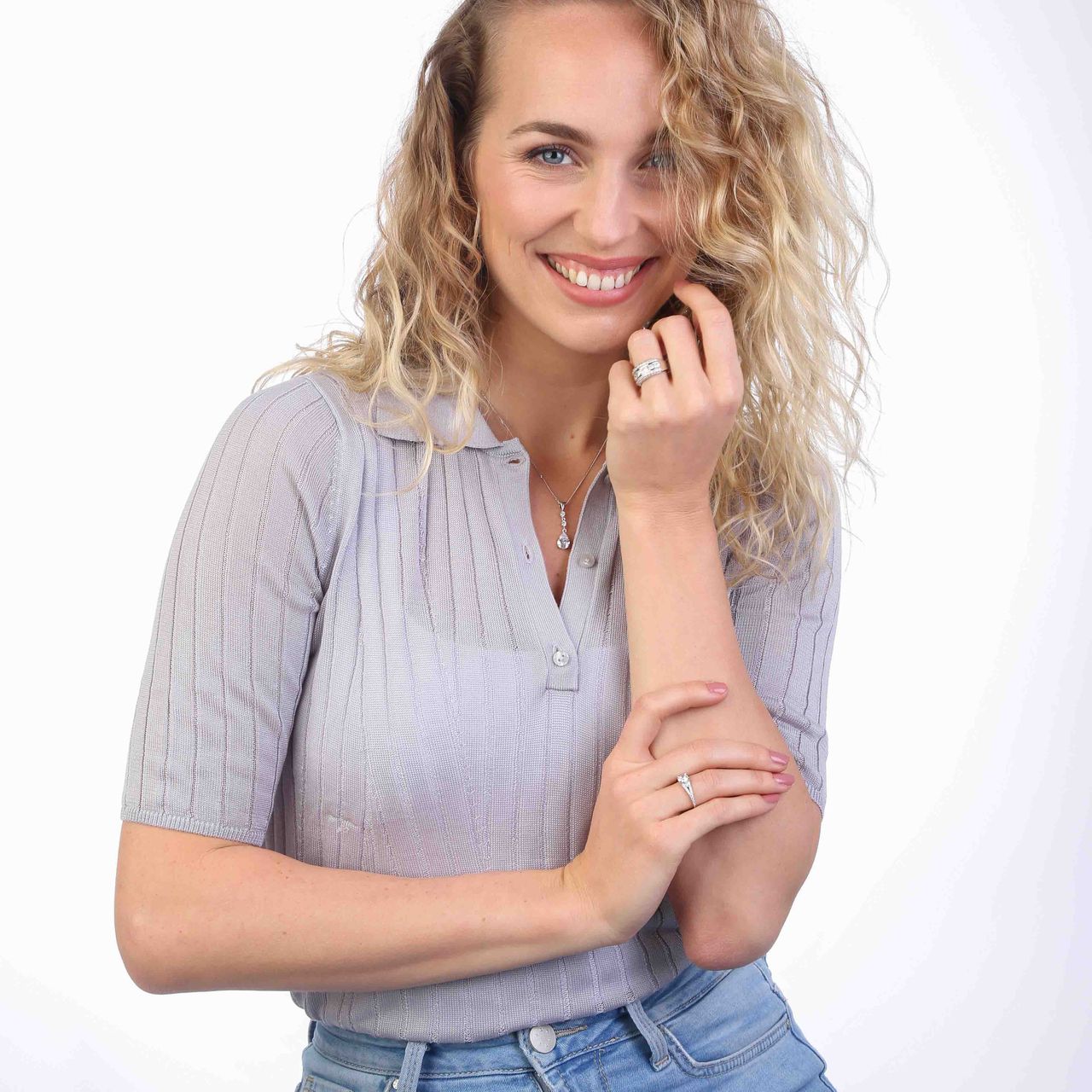 Ring, 925 Silber, mit Zirkonia