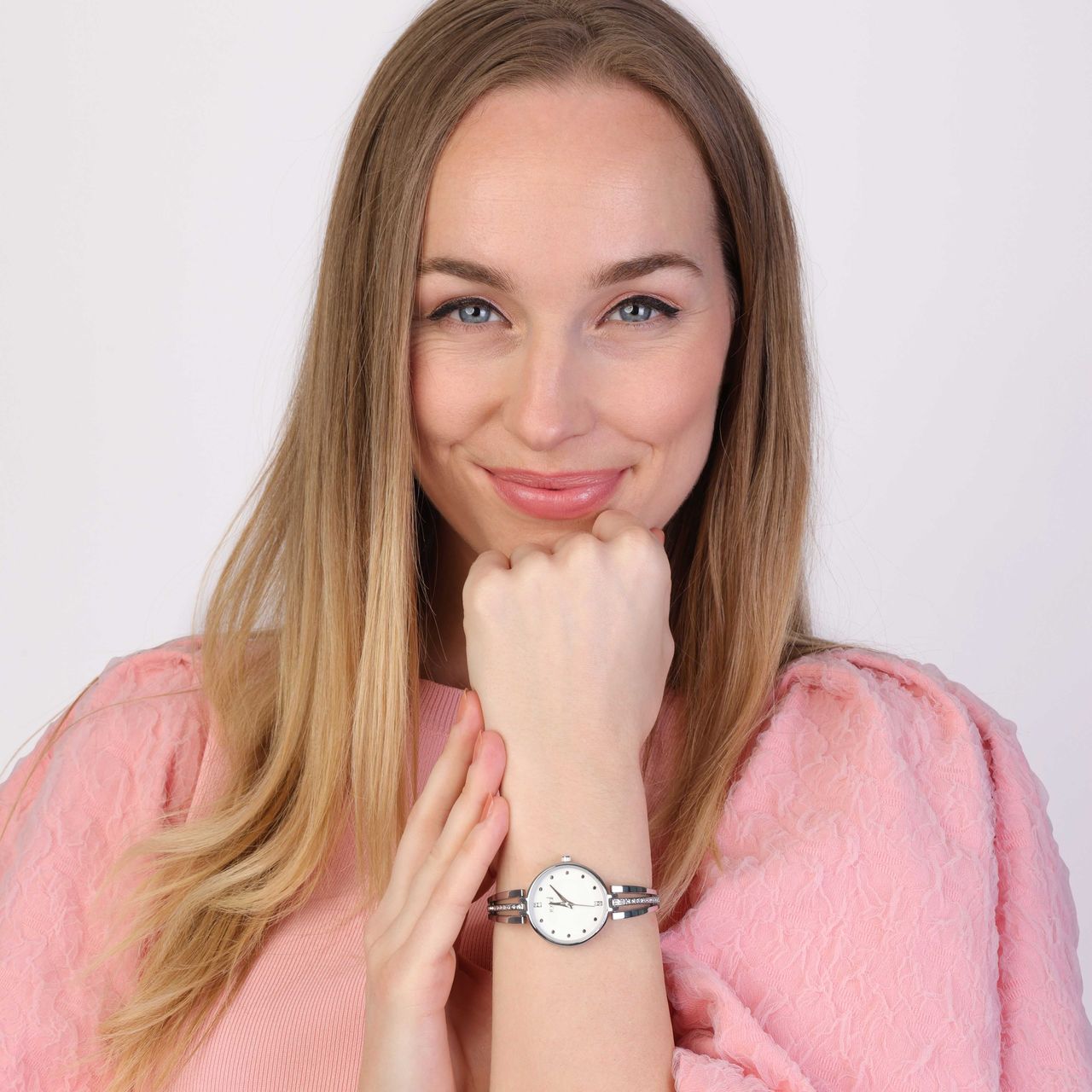 Regal horloge met stainless steel band