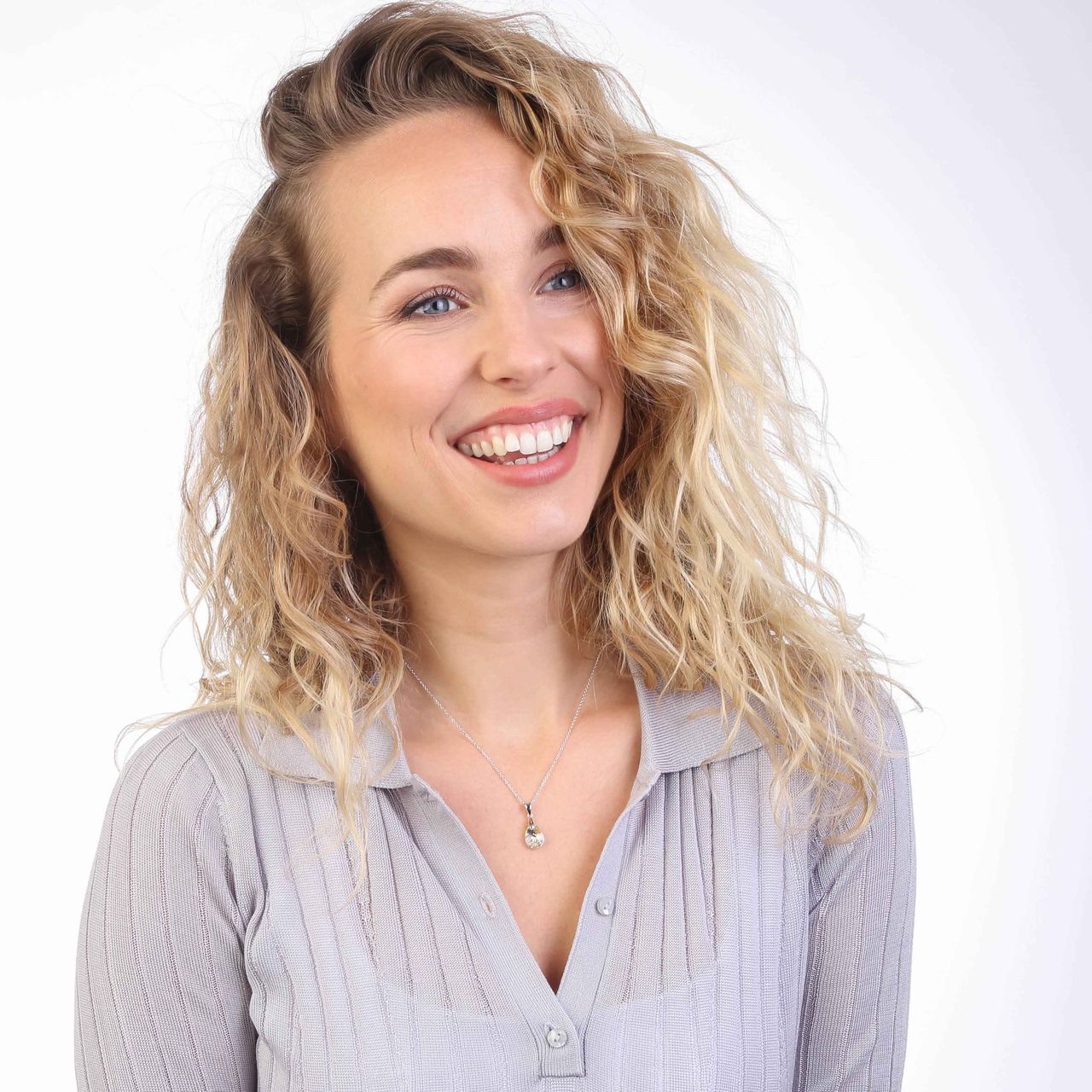 Zilveren set kristal AB