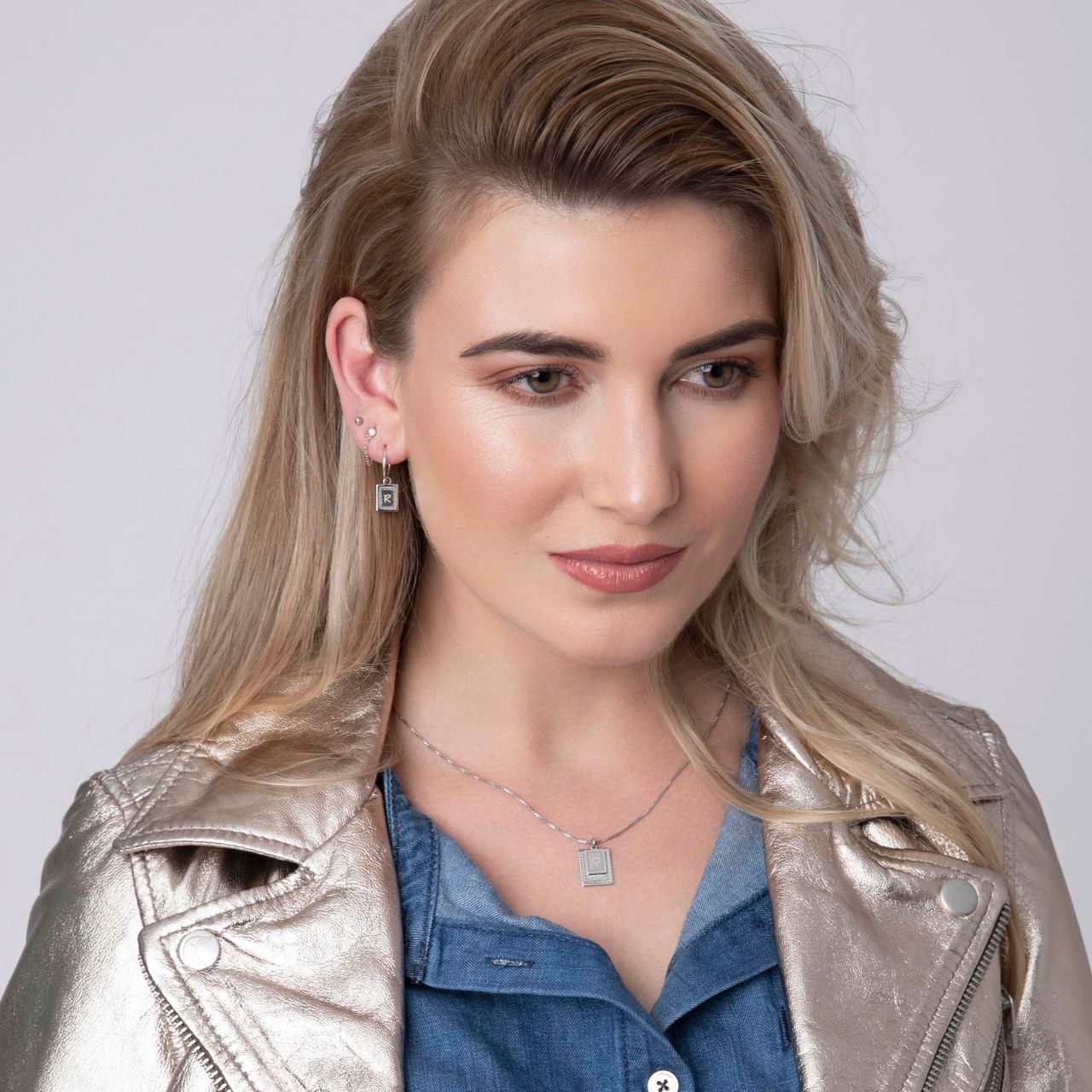 Ohrringe aus 925 Silber, römischer Kranz