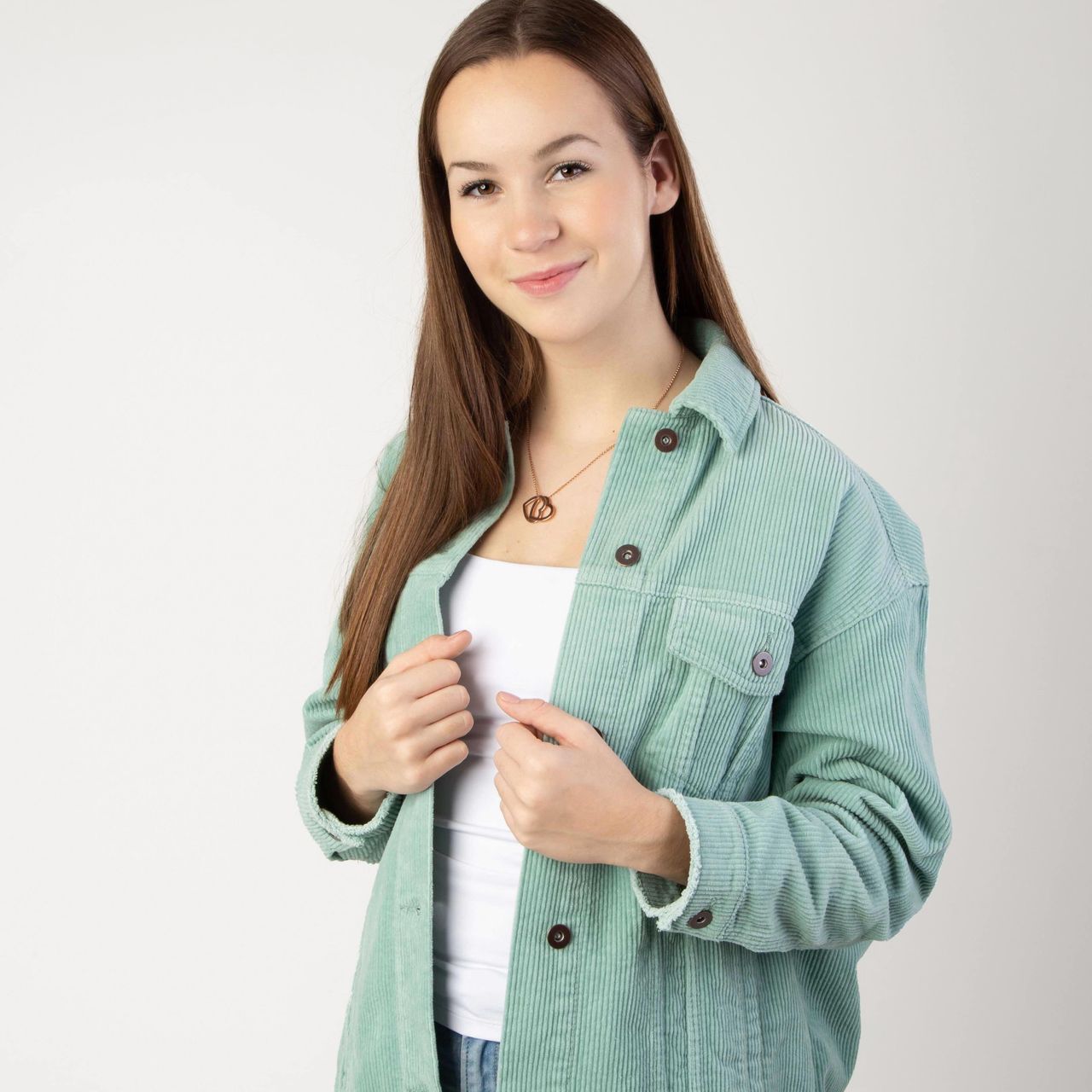 Zilveren roséplated naamketting hart voor dames
