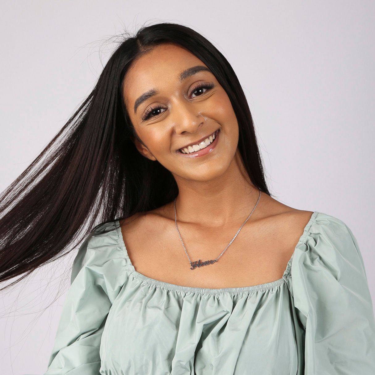 Stainless steel naamketting julia voor dames