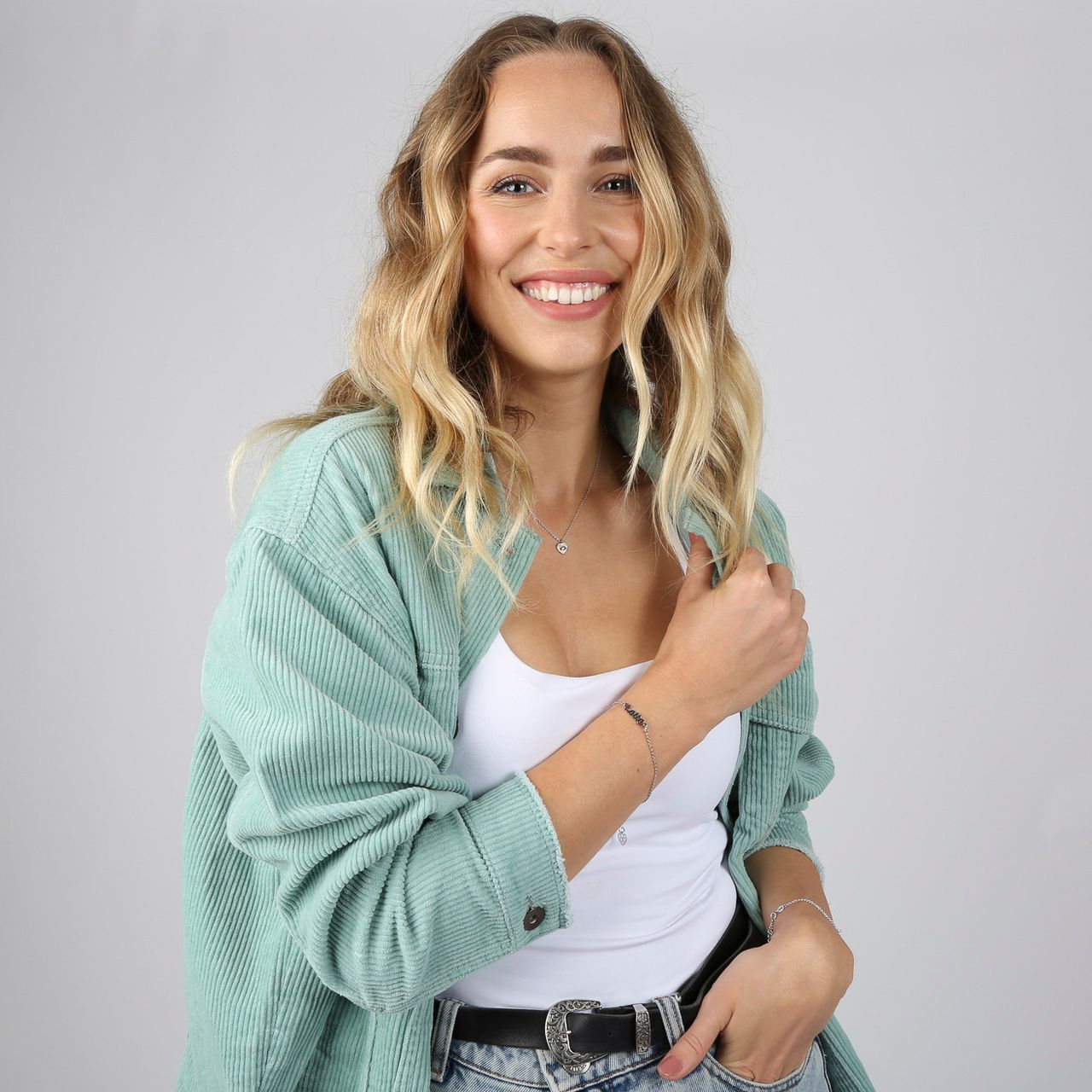 Stainless steel naamarmband minimalistisch