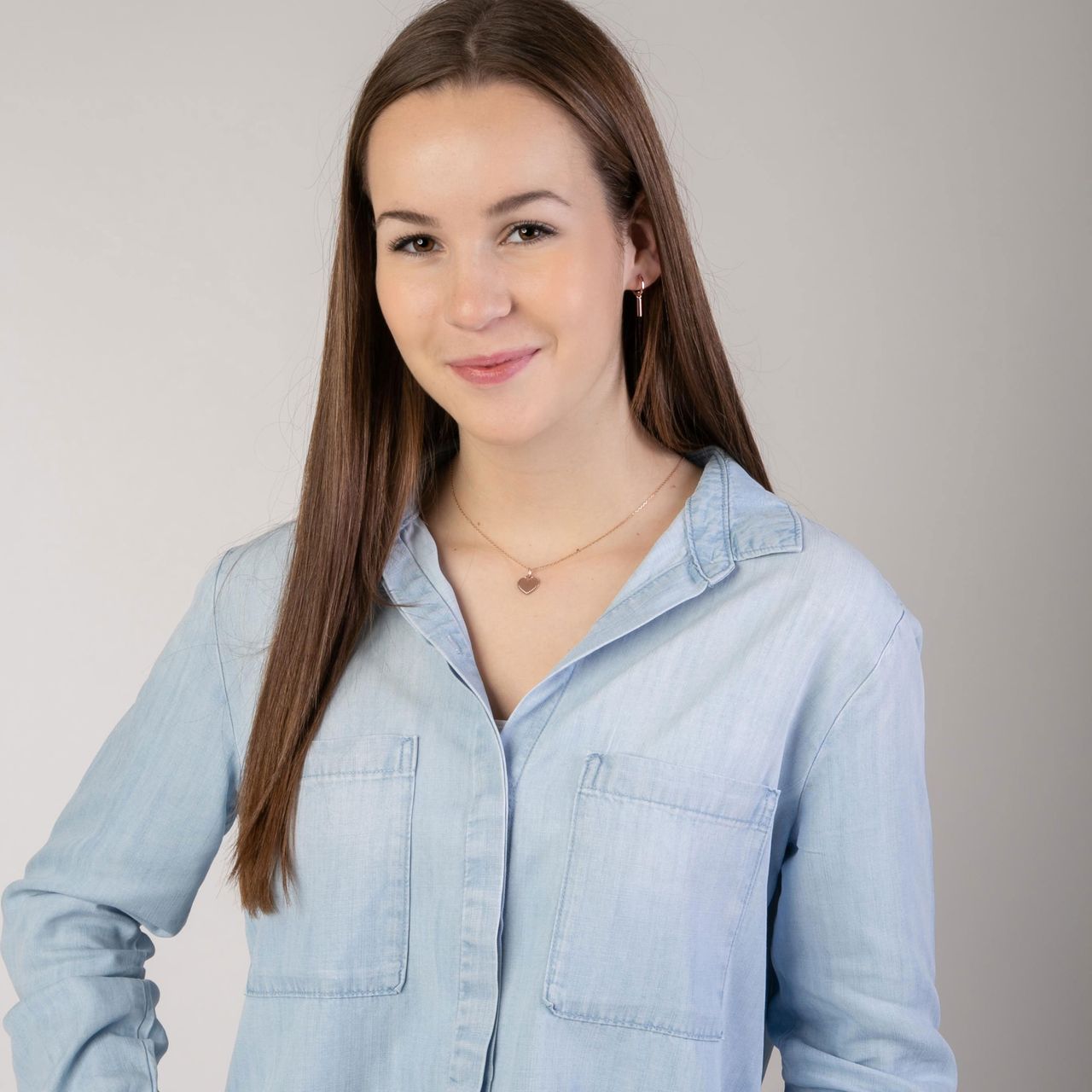 Zilveren roséplated oorringen met hanger bar voor dames