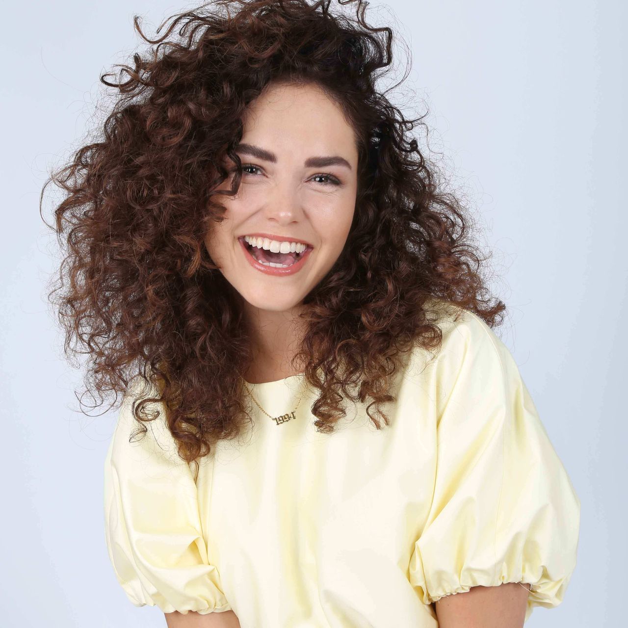 Stainless steel ketting goldplated jaartal old english voor dames