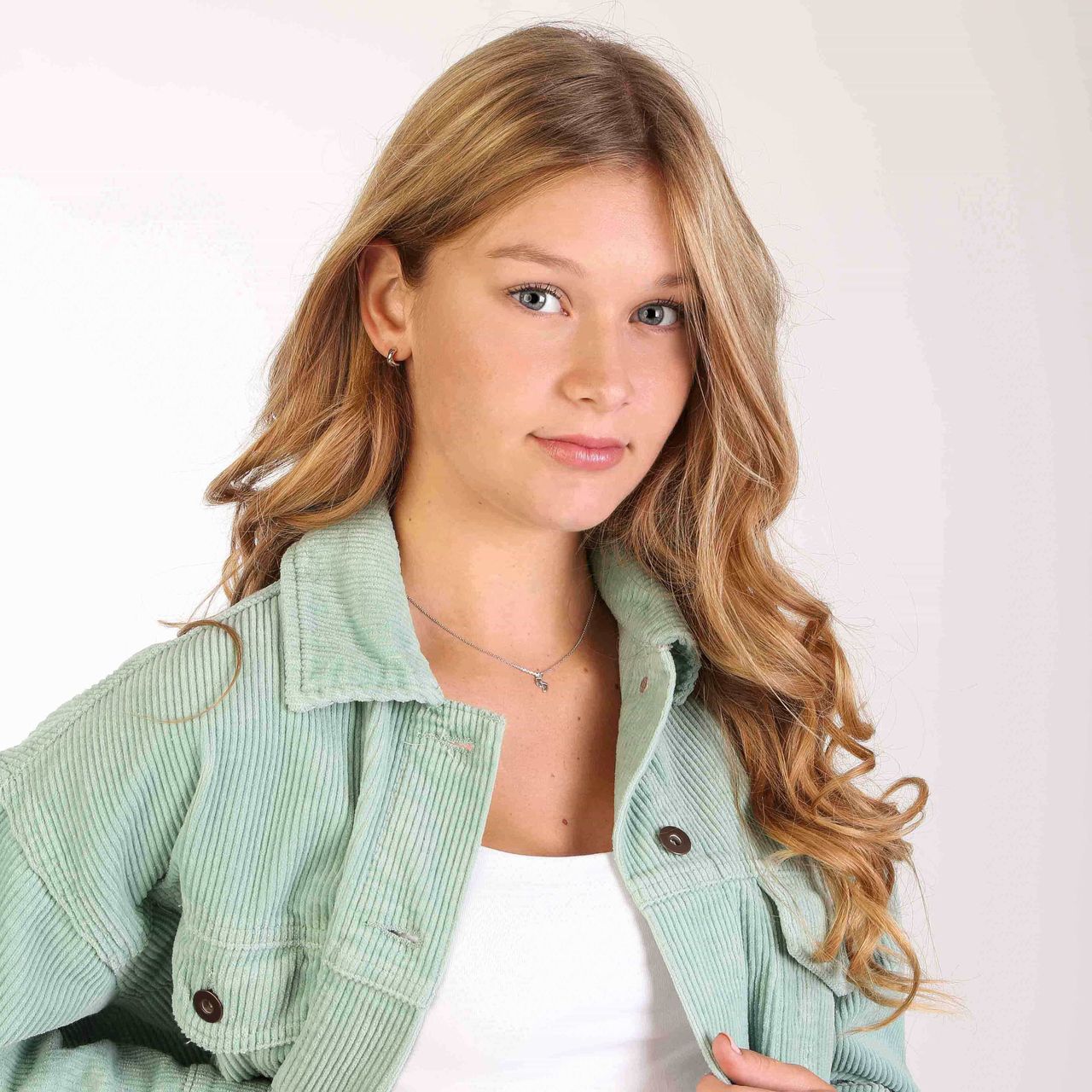 Ohrstecker, 925 Silber, doppelt