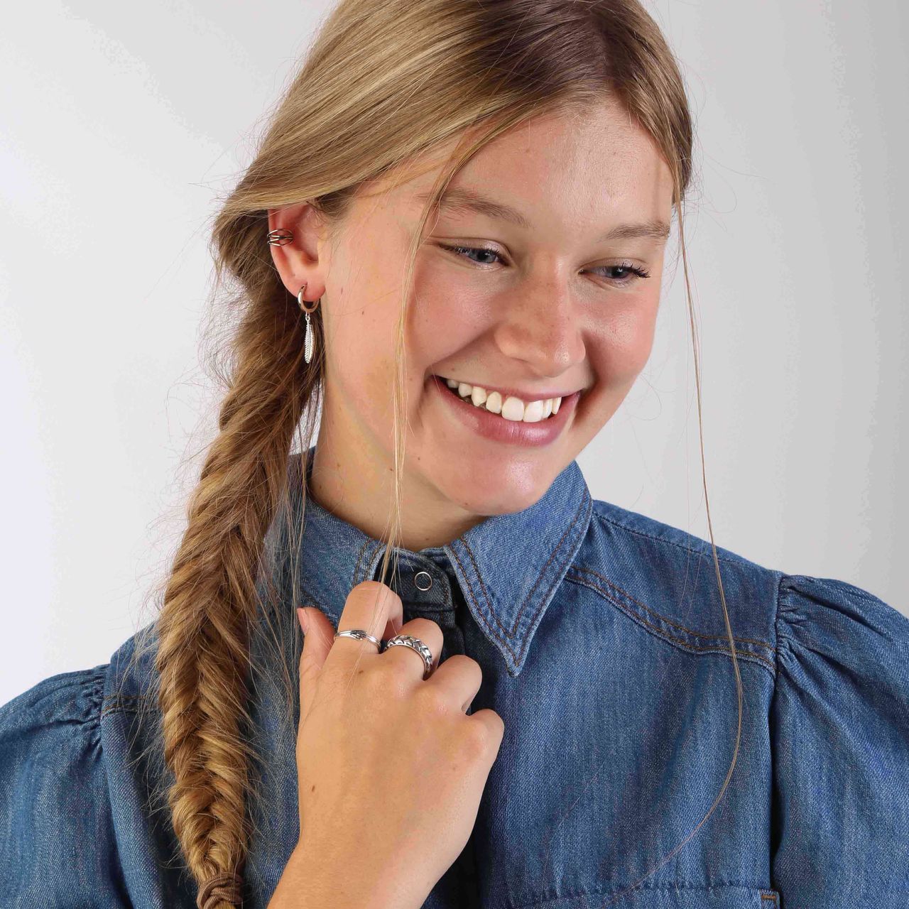 Zilveren ring vlecht Bali Treasures