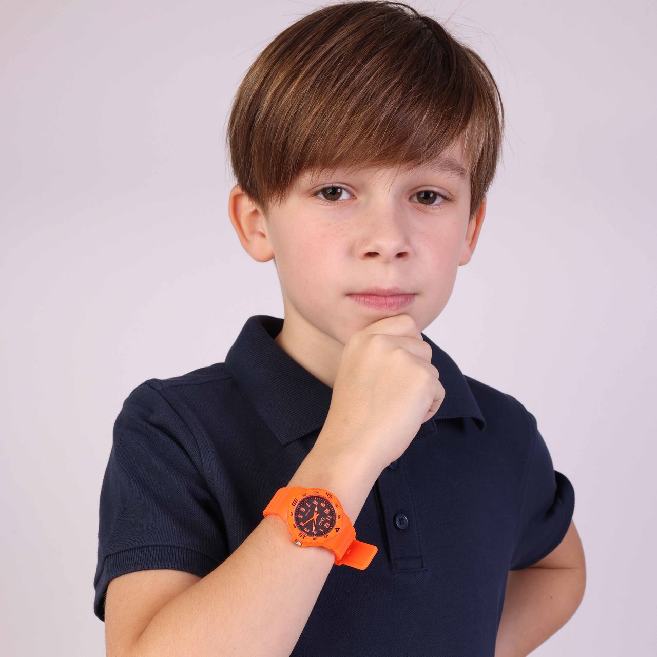 Q&Q kids horloge met rubberen band