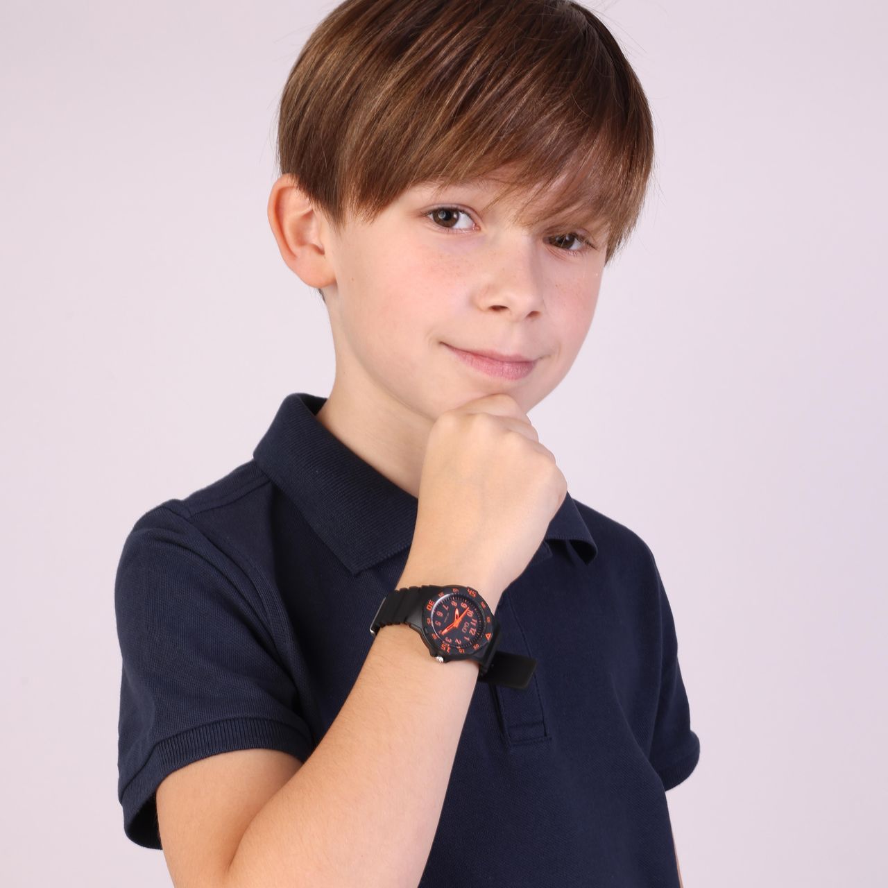 Q&Q kids horloge met rubberen band