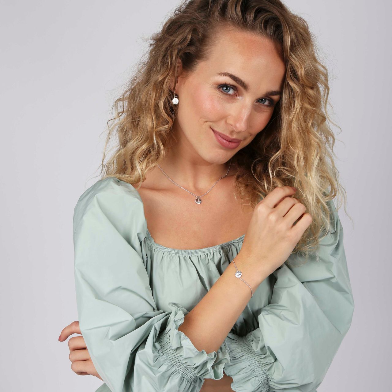 Zilveren ketting met hanger Euromast