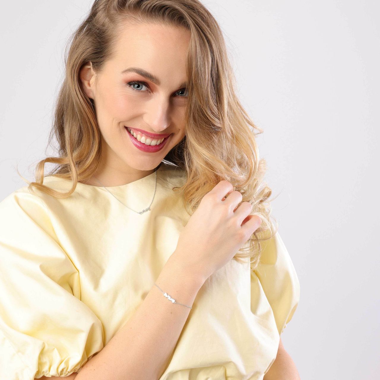 Kette, 925 Silber, mit Zirkonia-Anhänger