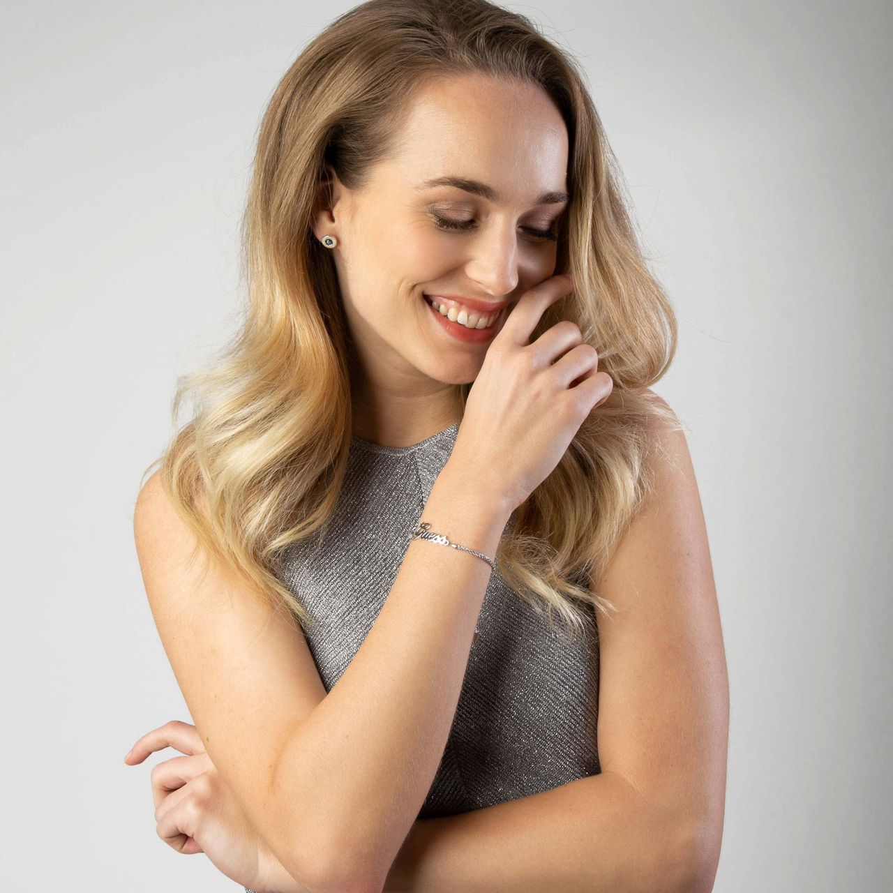 Guess stalen armband Guess LOGO POWER