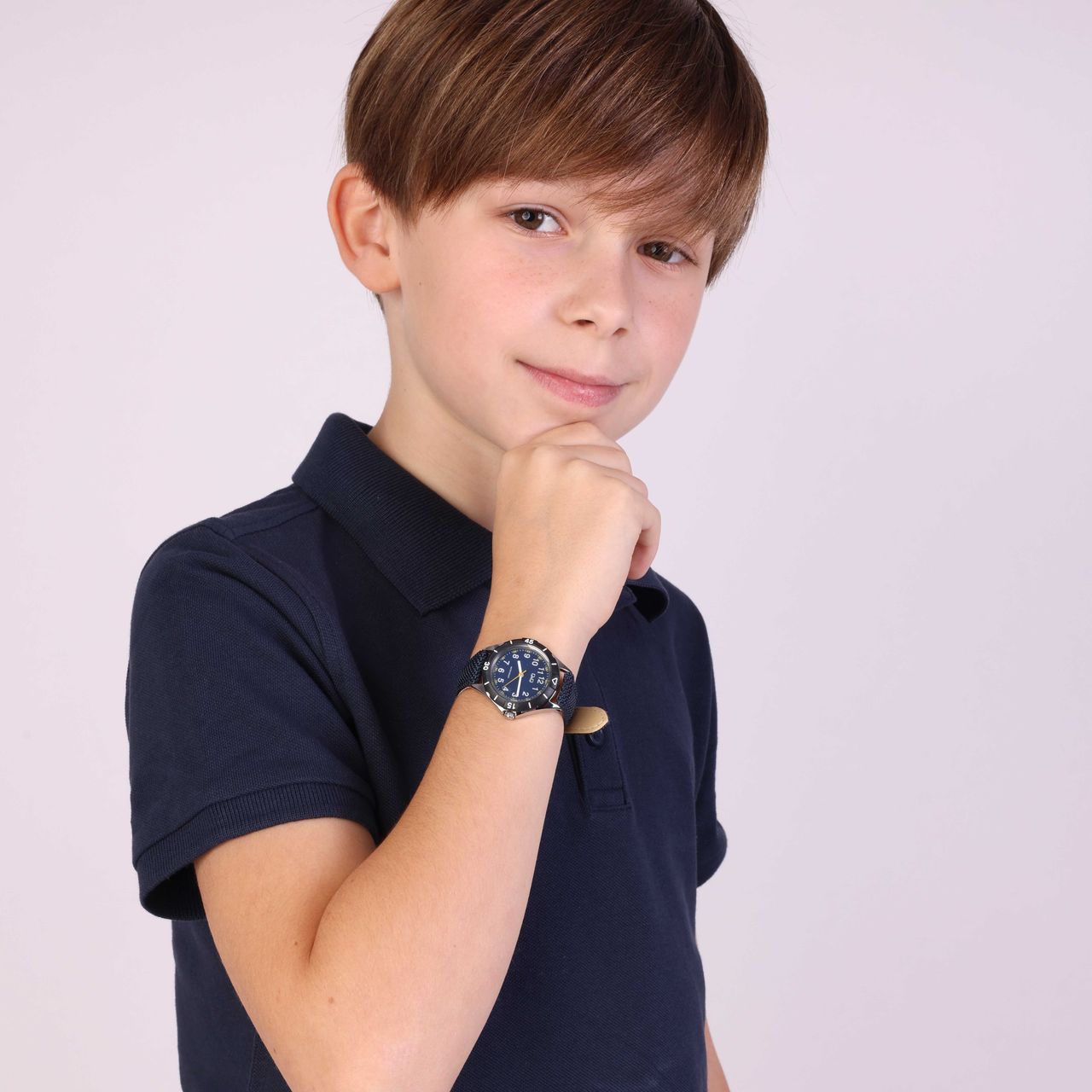 Q & Q Kinder Horloge Leder
