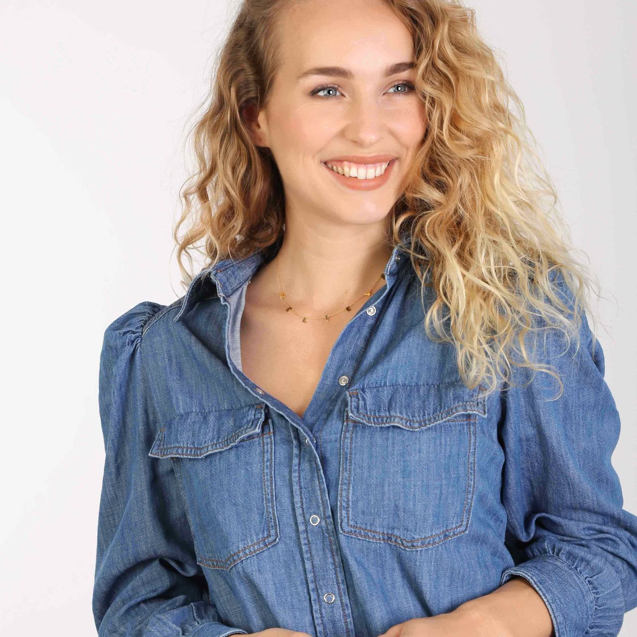 Zilveren ketting goldplated BELIEVE