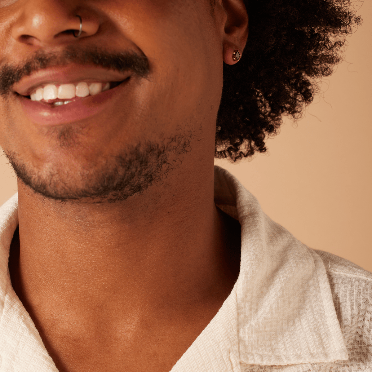 Stainless steel goldplated herenoorknoppen met zirkonia