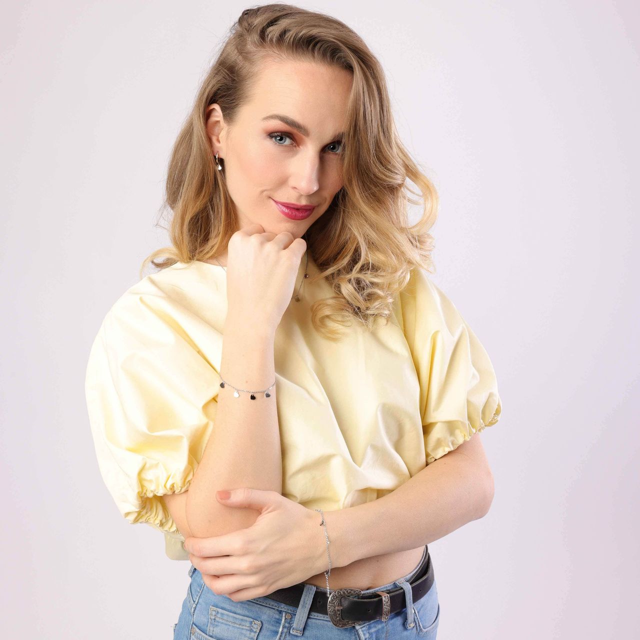 Stainless steel oorbellen met hartjes