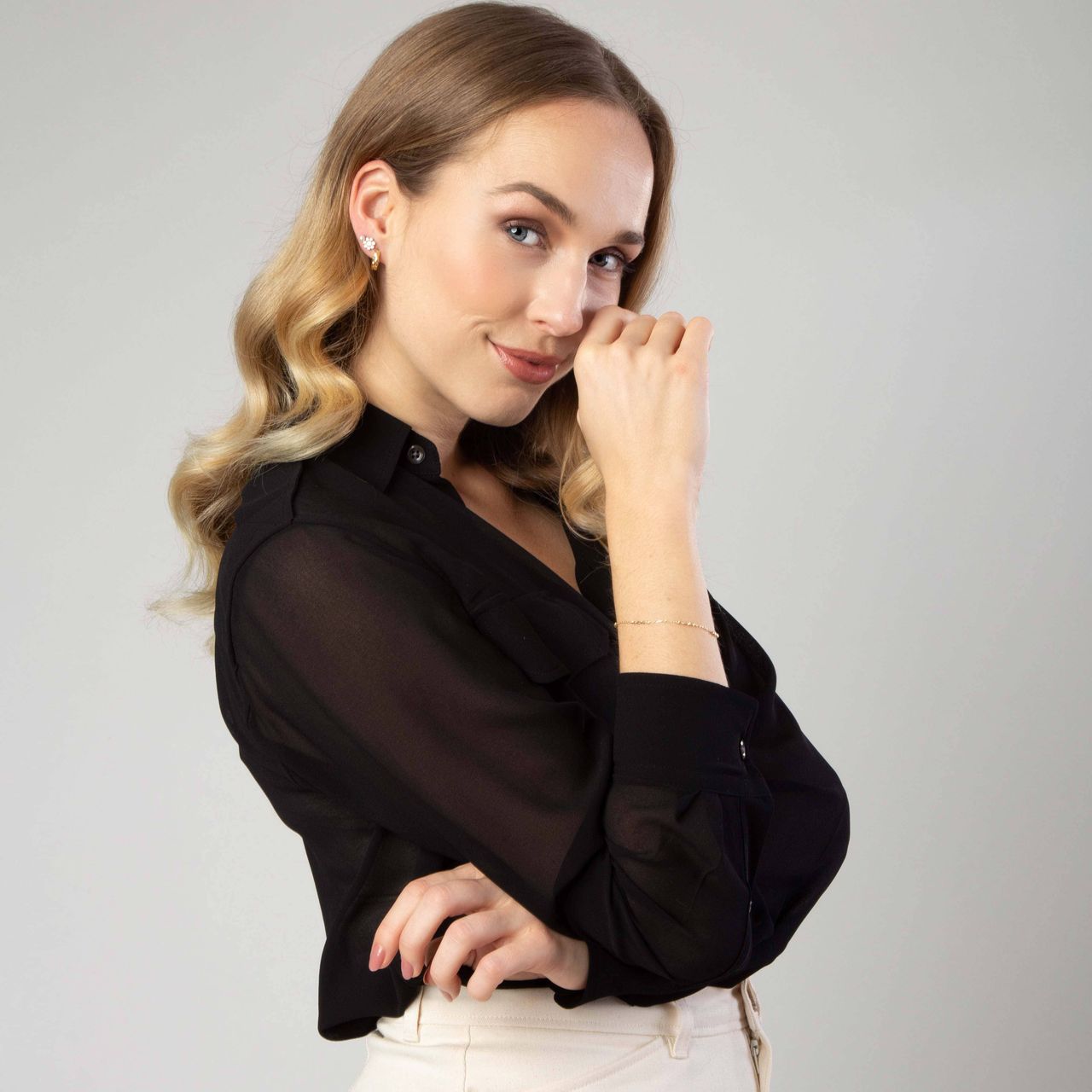 18 Karaat geelgouden armband bolletjes
