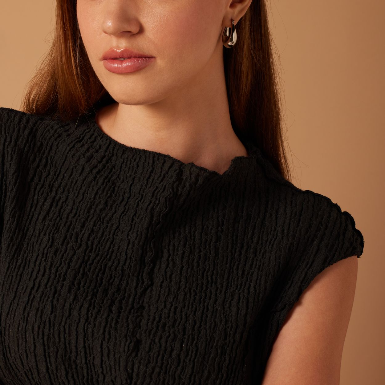 Myla stalen goldplated oorringen voor dames