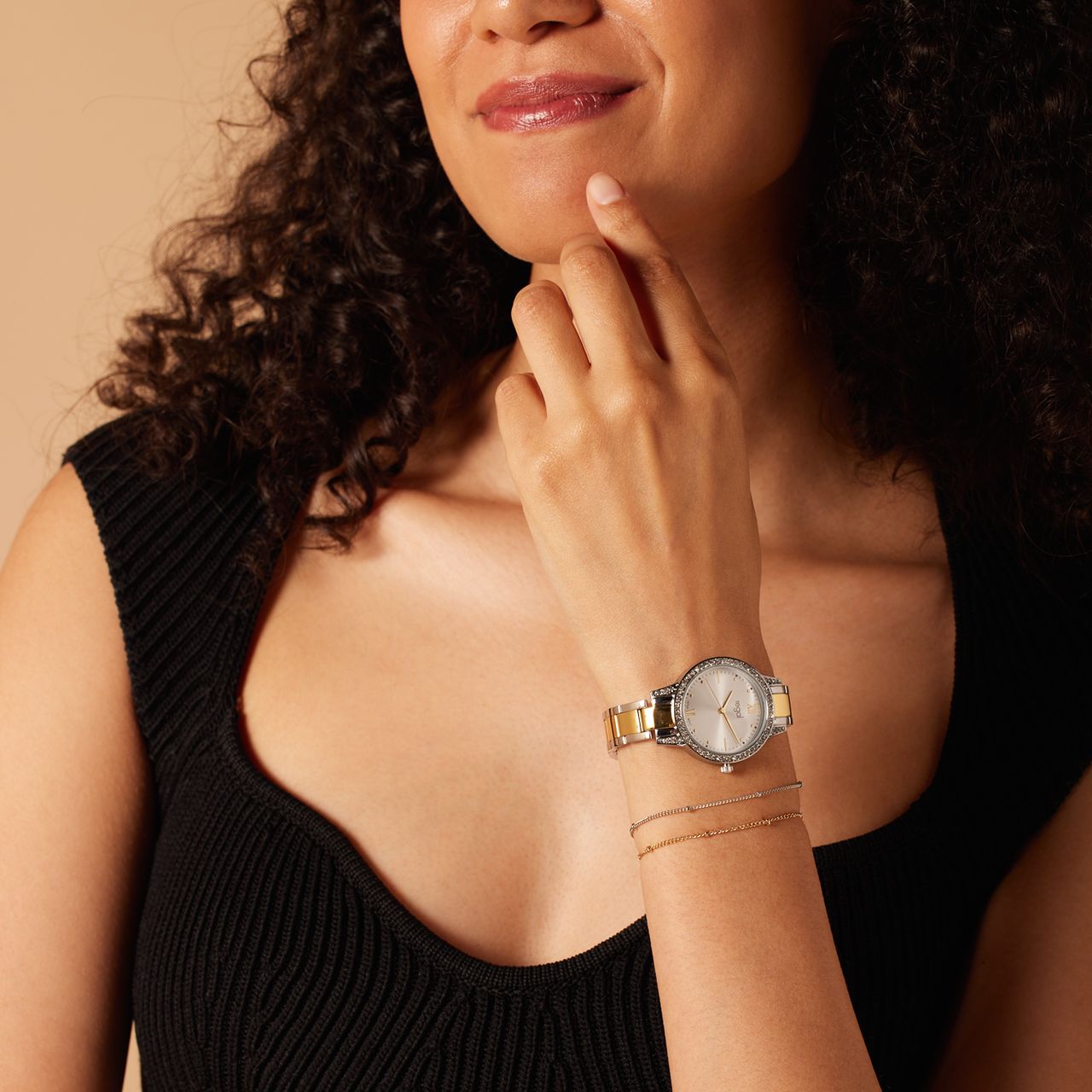 Regal Set Dameshorloge Bicolour met armbanden RG3043-01