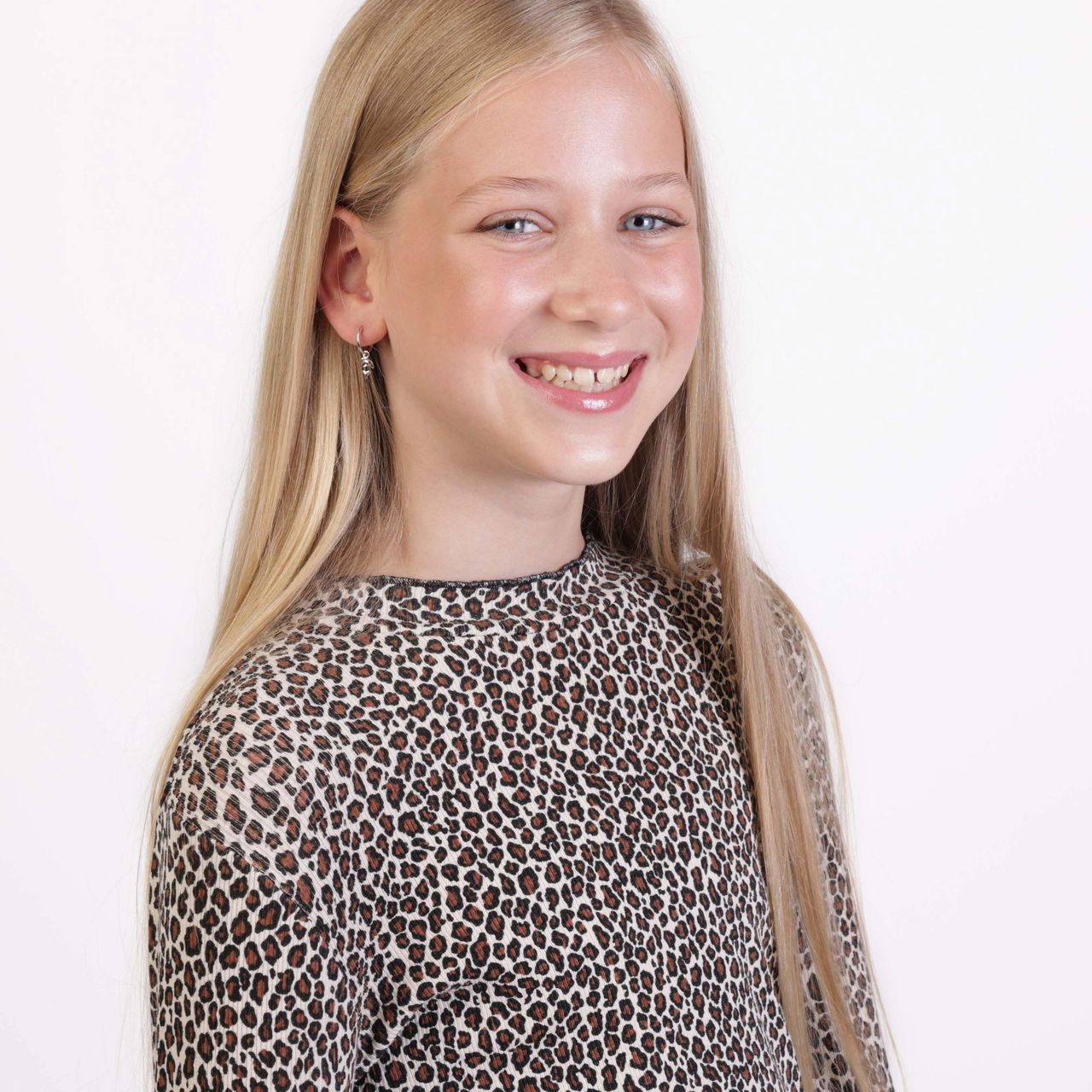 Kinderohrringe, 925 Silber, mit Anhänger, Delfin