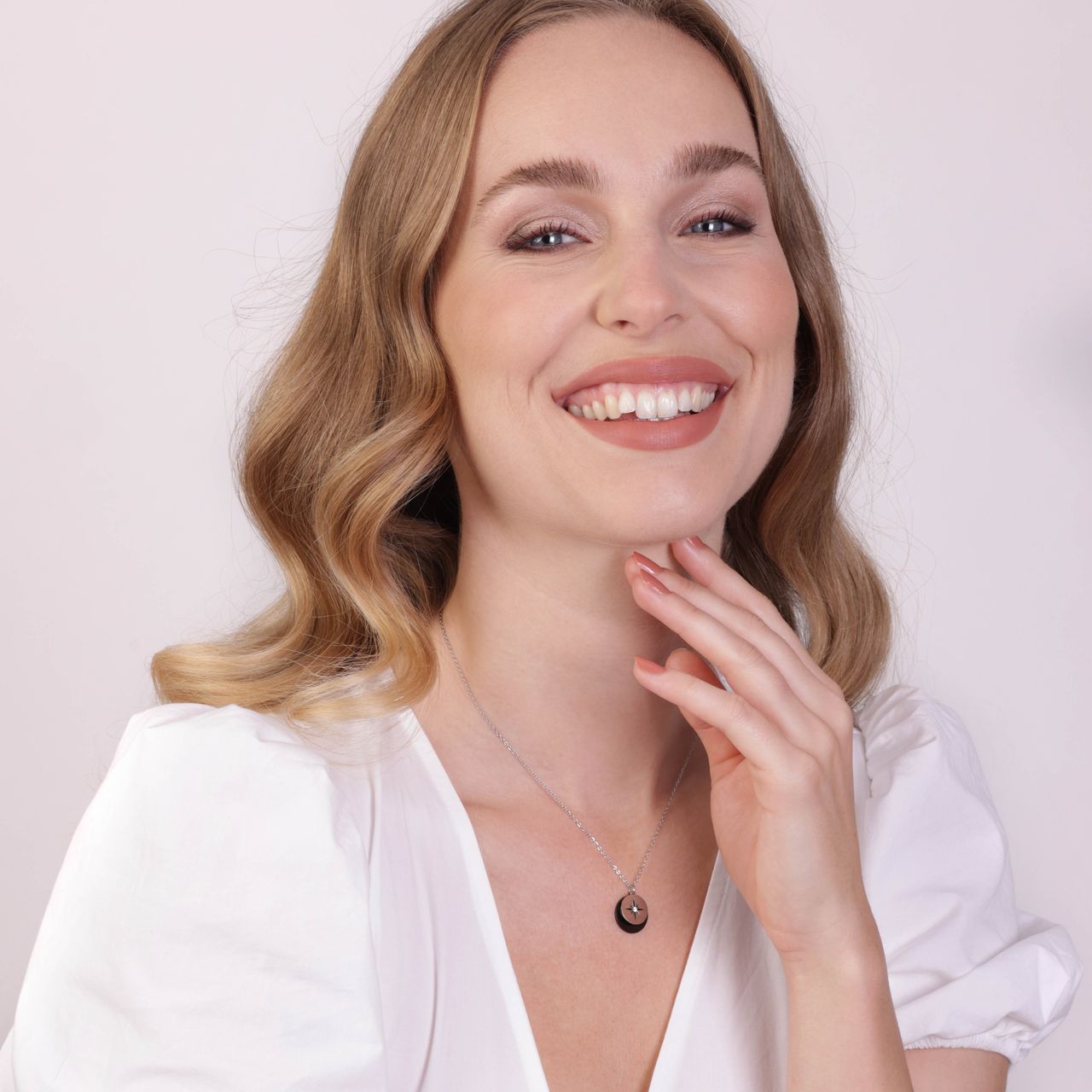 Stainless steel ketting met hangers