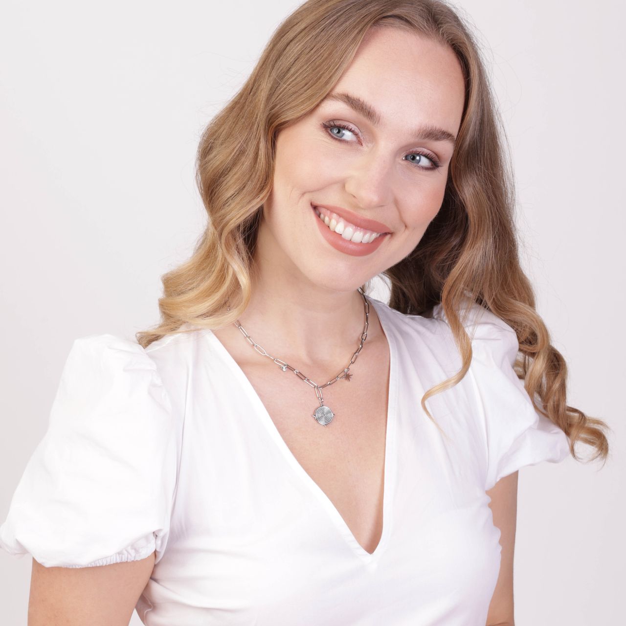 Stalen ketting met hanger