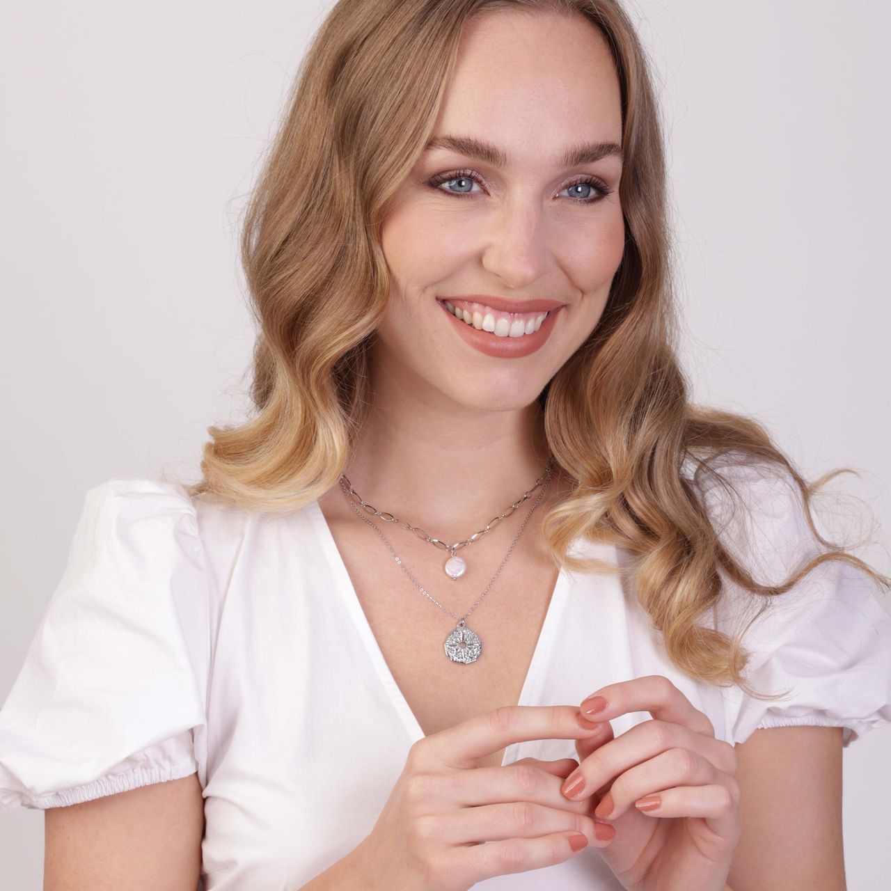 Stalen ketting met hanger