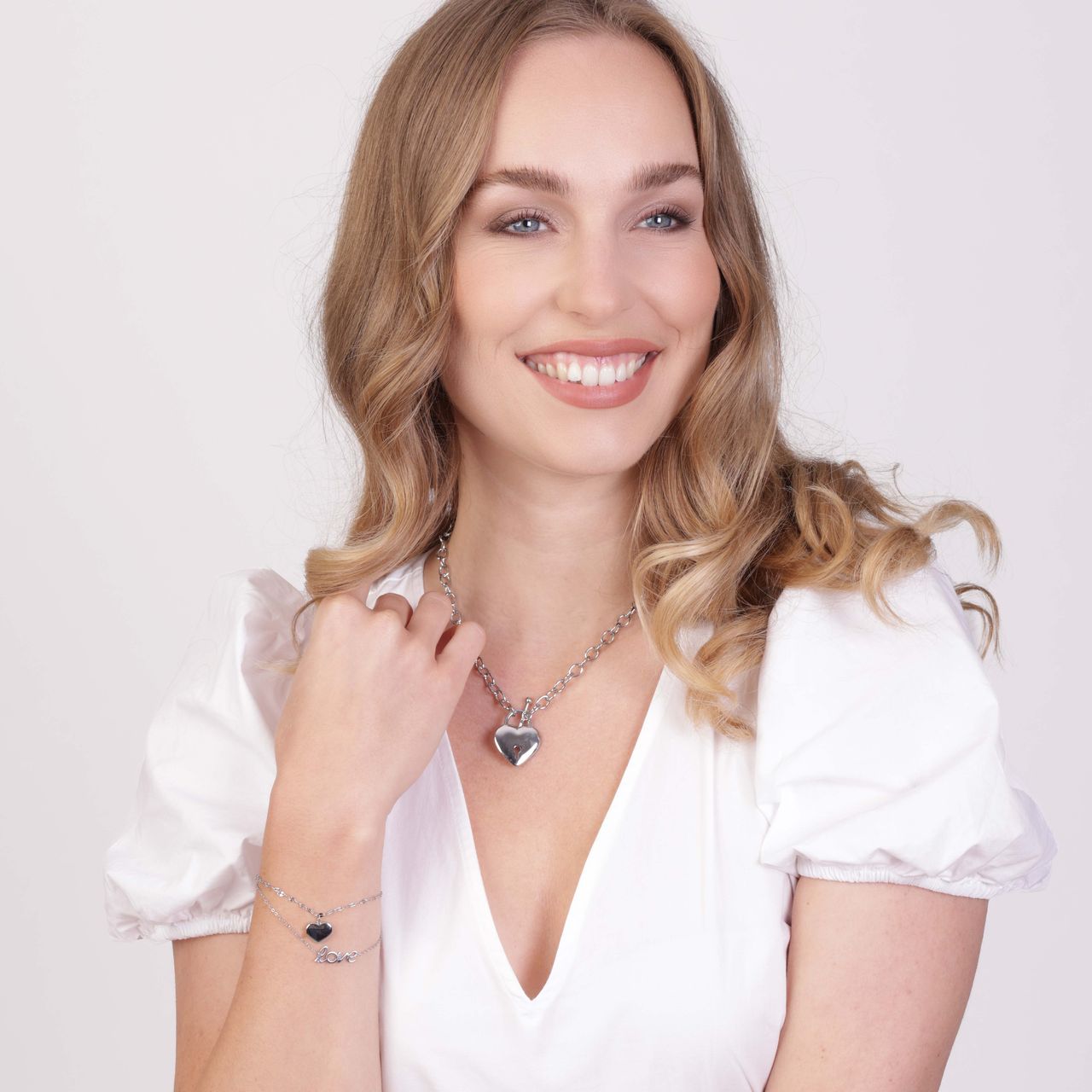 Stainless steel ketting hanger hart