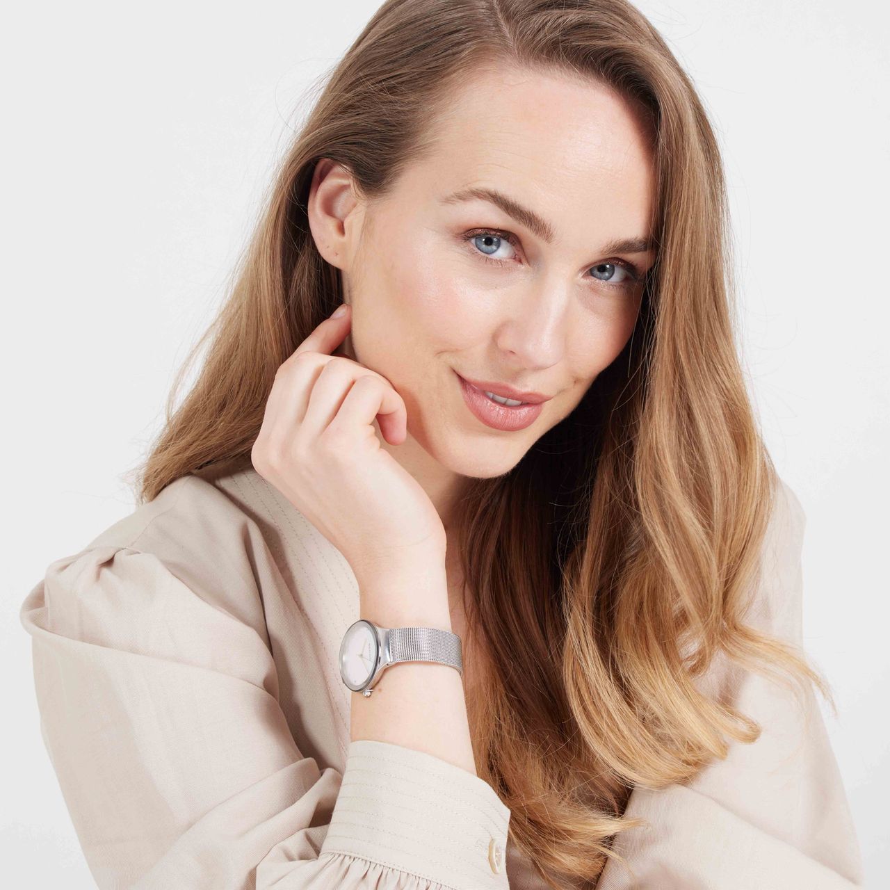 Bering Dames Horloge Zilverkleurig 12934-000