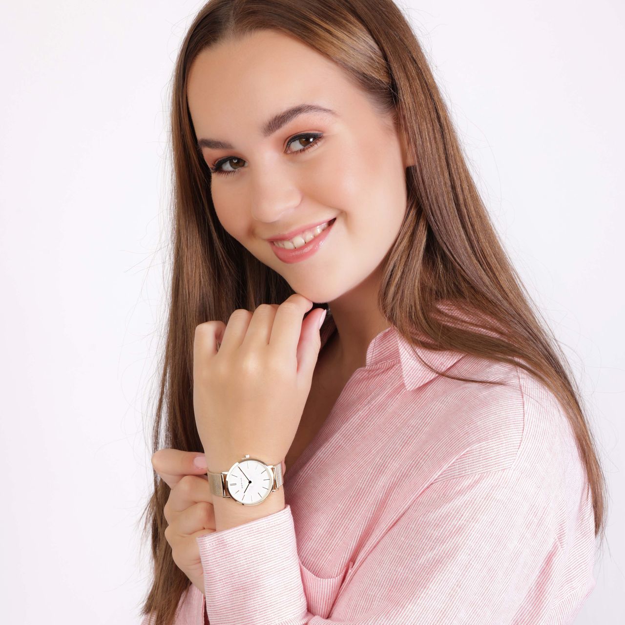 Bering Damenarmbanduhr aus Edelstahl, Modell 14134-331