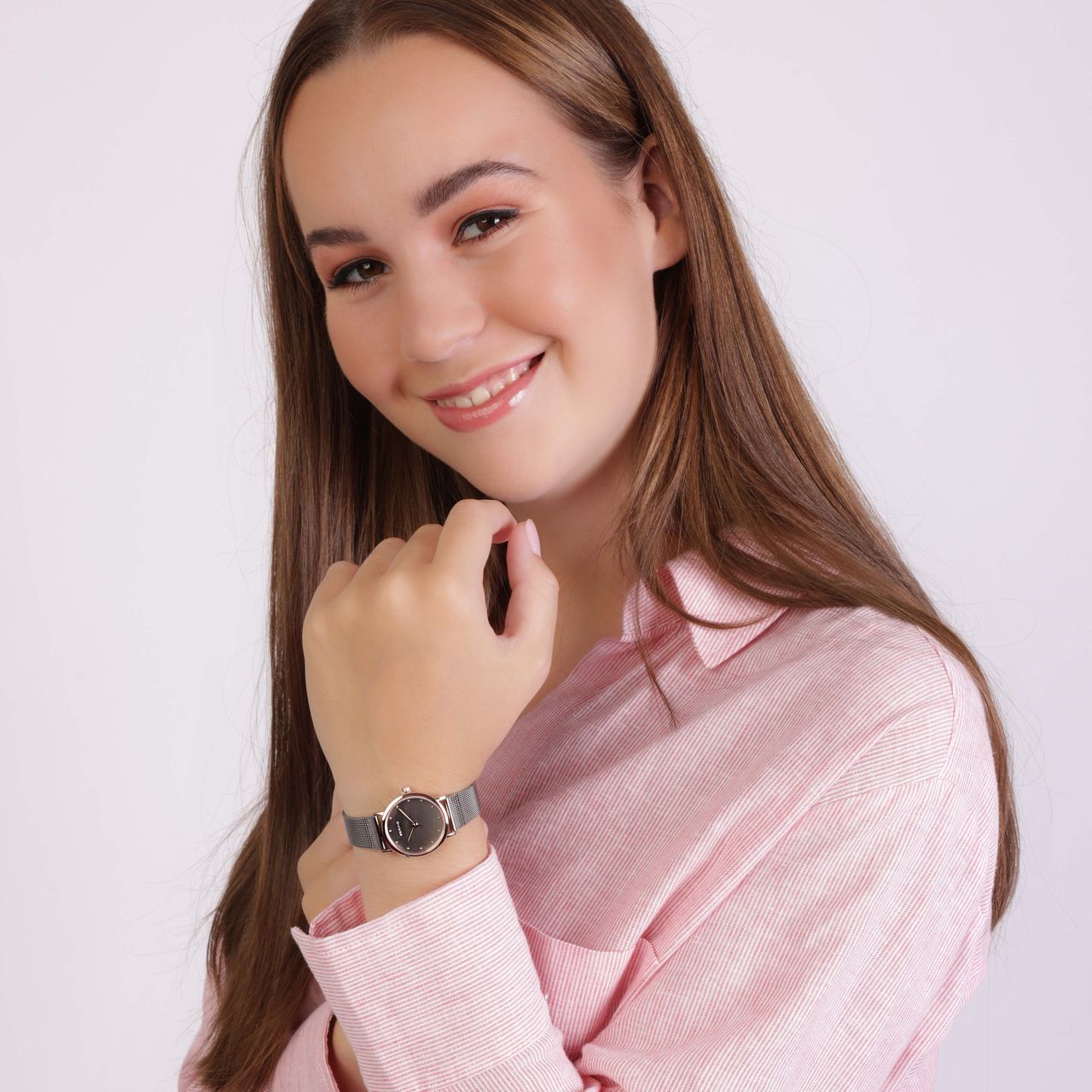 Bering Dames Horloge Zilverkleurig 13426-369
