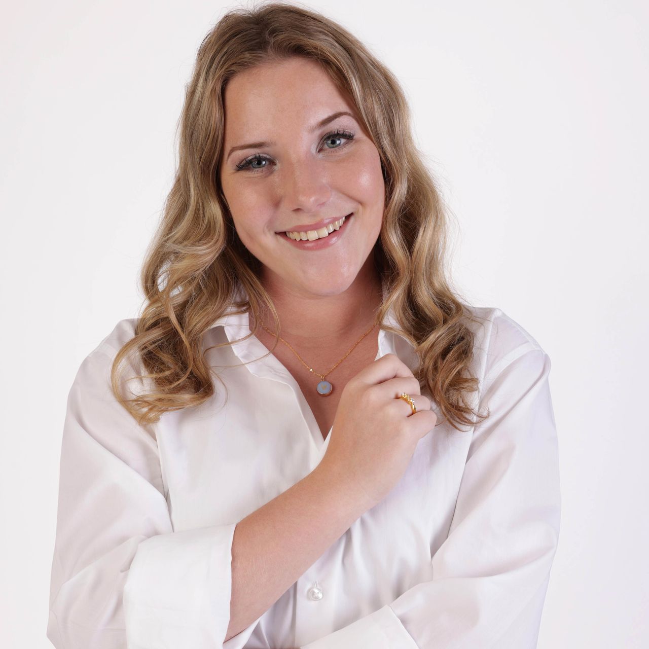 Zilveren goldplated ring met zirkonia voor dames
