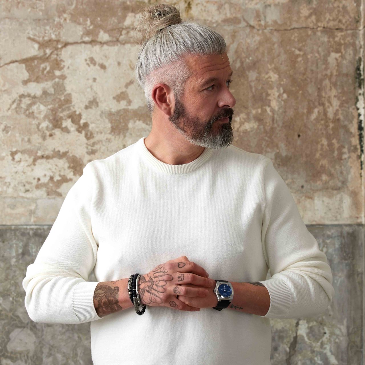 Stainless steel herenarmband fantasie