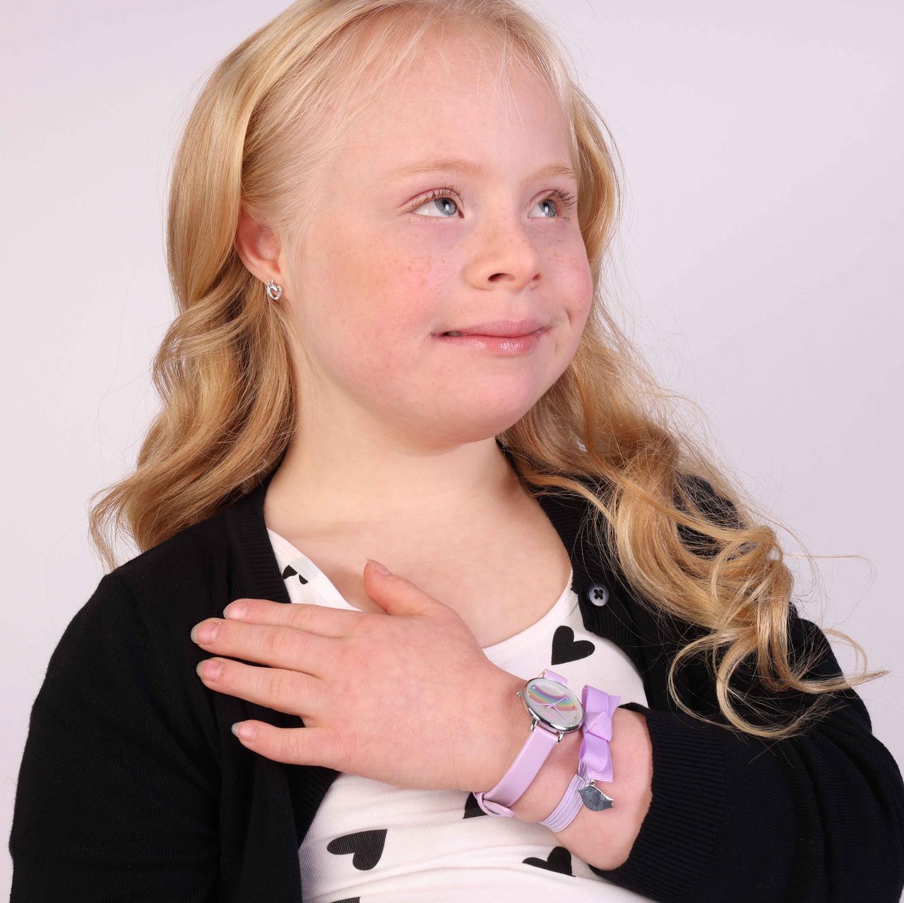 Regal Armbanduhr für Mädchen, Regenbogen